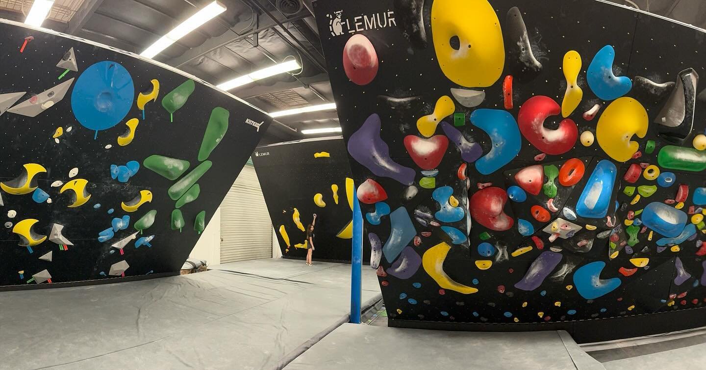 We&rsquo;re almost there! Building&hellip;.
Walls designed by @kiltergrips @lemur_wall_design thanks for the assistance. Few more days and our @tensionclimbing 2 board holds will be here. More info coming soon.