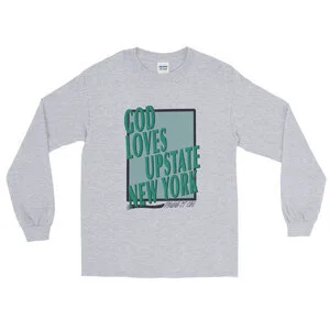 God Loves Upstate New York Long Sleeve Shirt