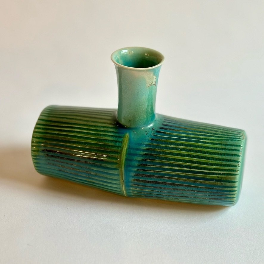 Salt-Fired TAWARAKO Vase / 俵壷