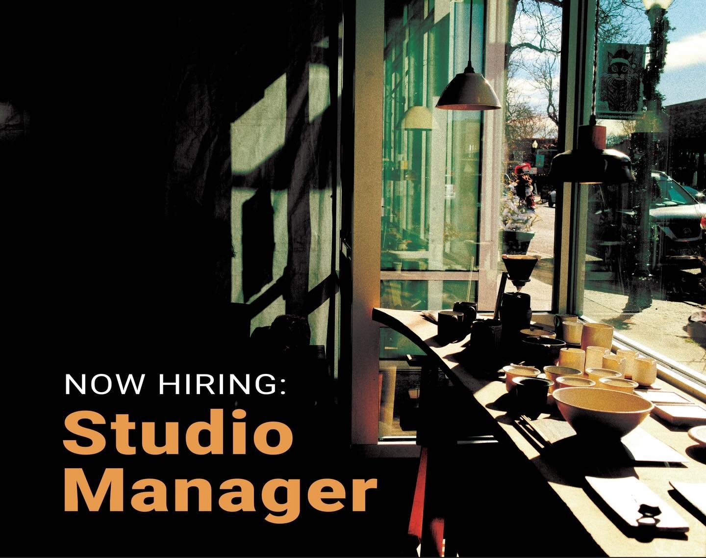 ✨ We&rsquo;re growing the team! ✨ O&rsquo;baware is looking for a passionate Studio Manager to help keep our clay flowing and our studio thriving. 🌀 If you&rsquo;ve got advanced ceramic skills, love organizing creative spaces, and want to work along