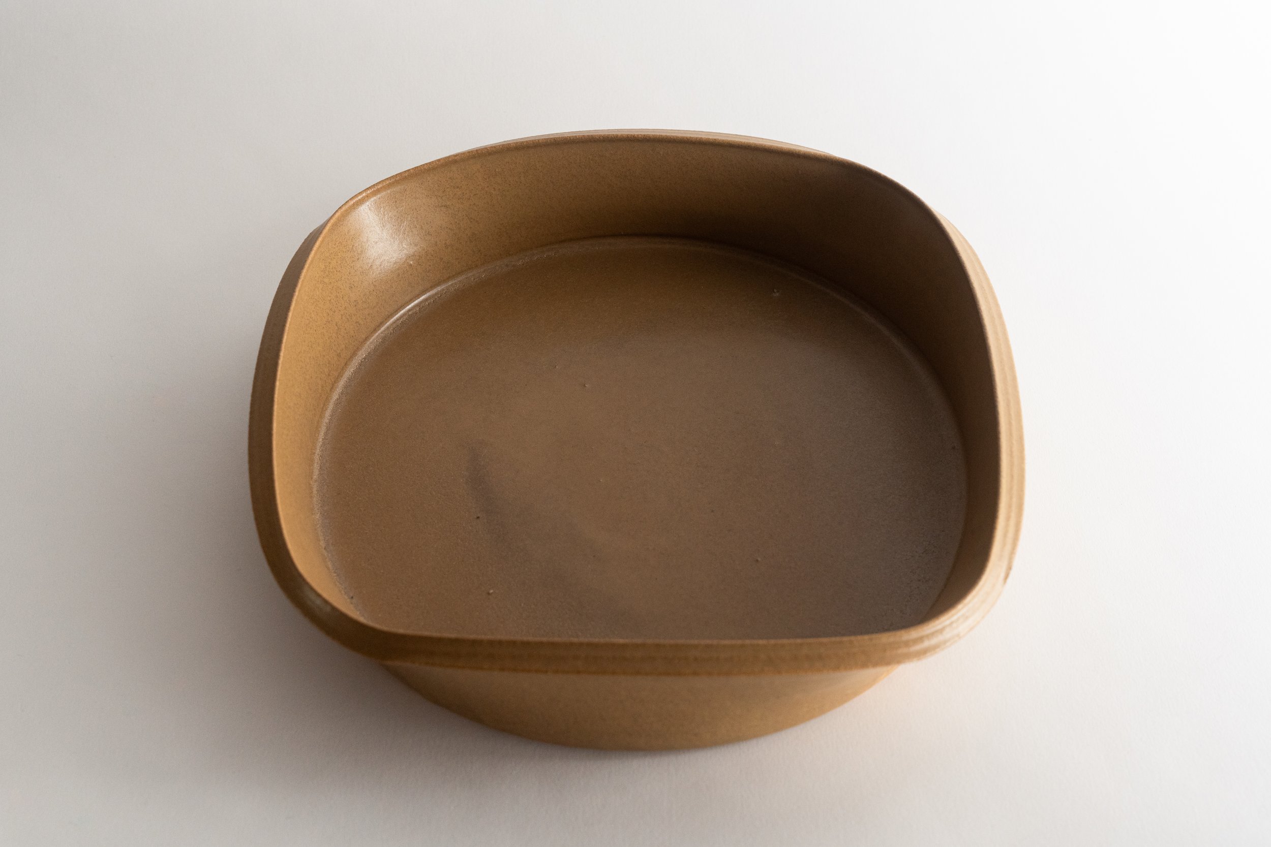11" Brown Large Serving Bowl