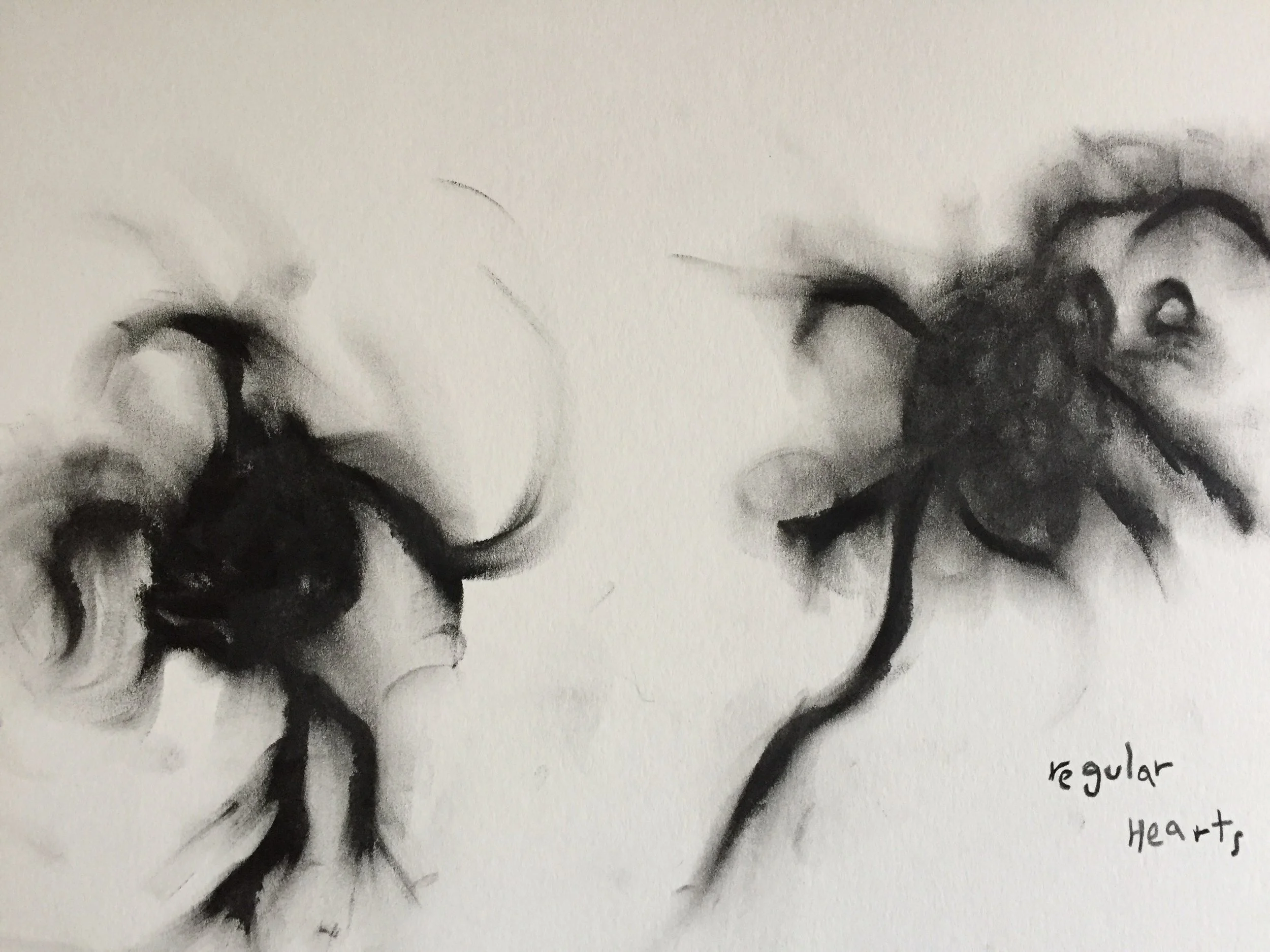 oil pastel on paper