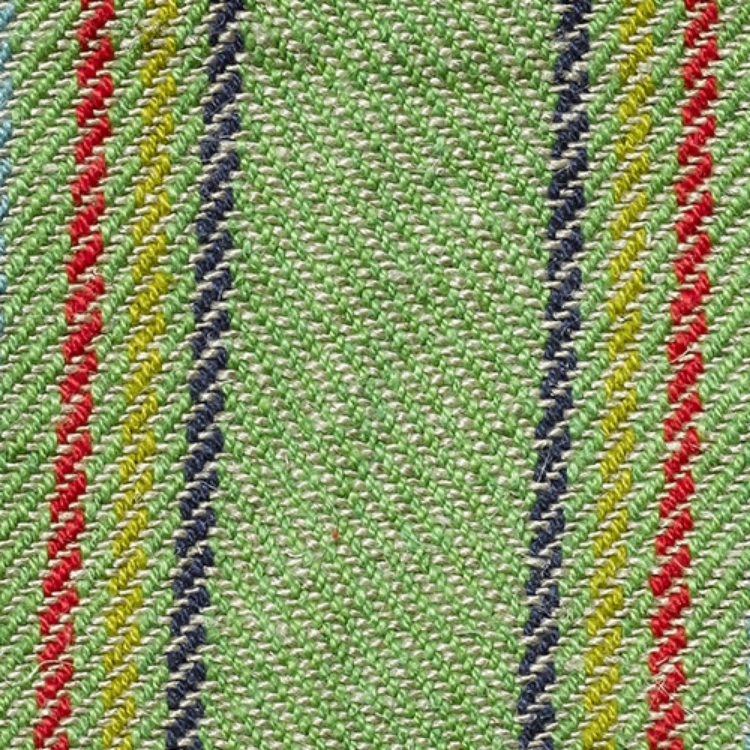 Detail of Grass Green Herringbone