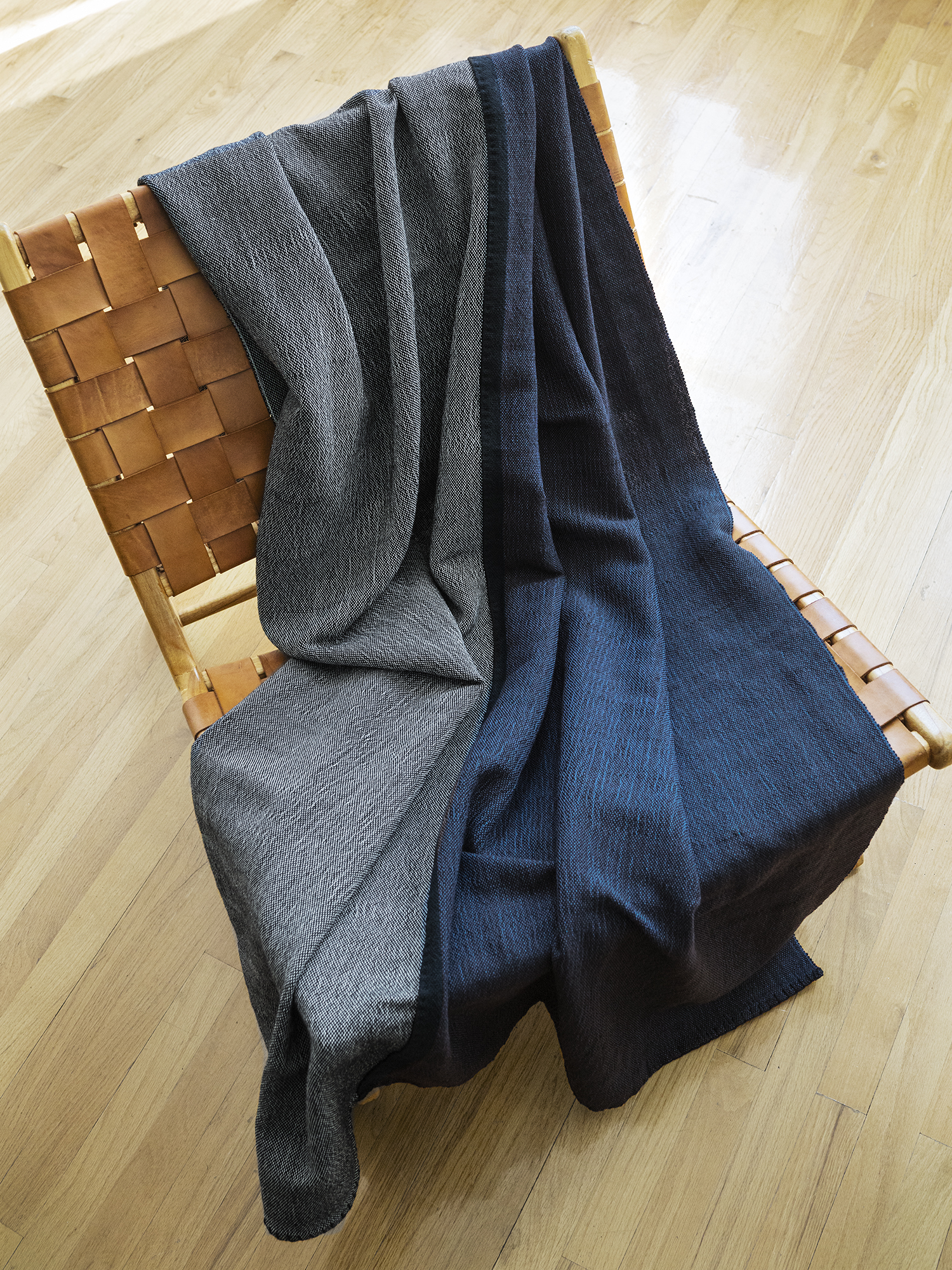 Handwoven Indigo Blanket