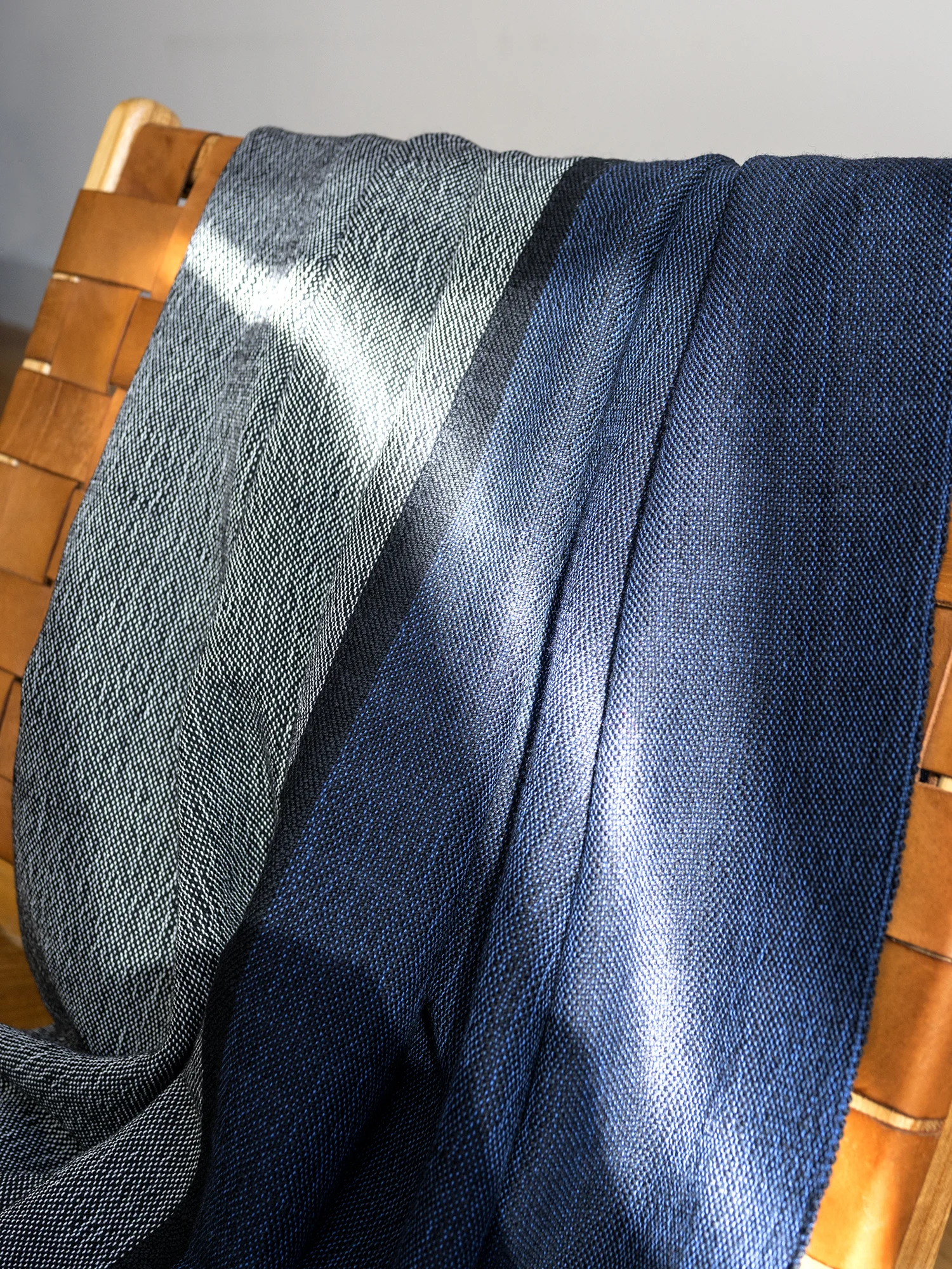 Handwoven Indigo Blankets — Stephanie Seal Brown