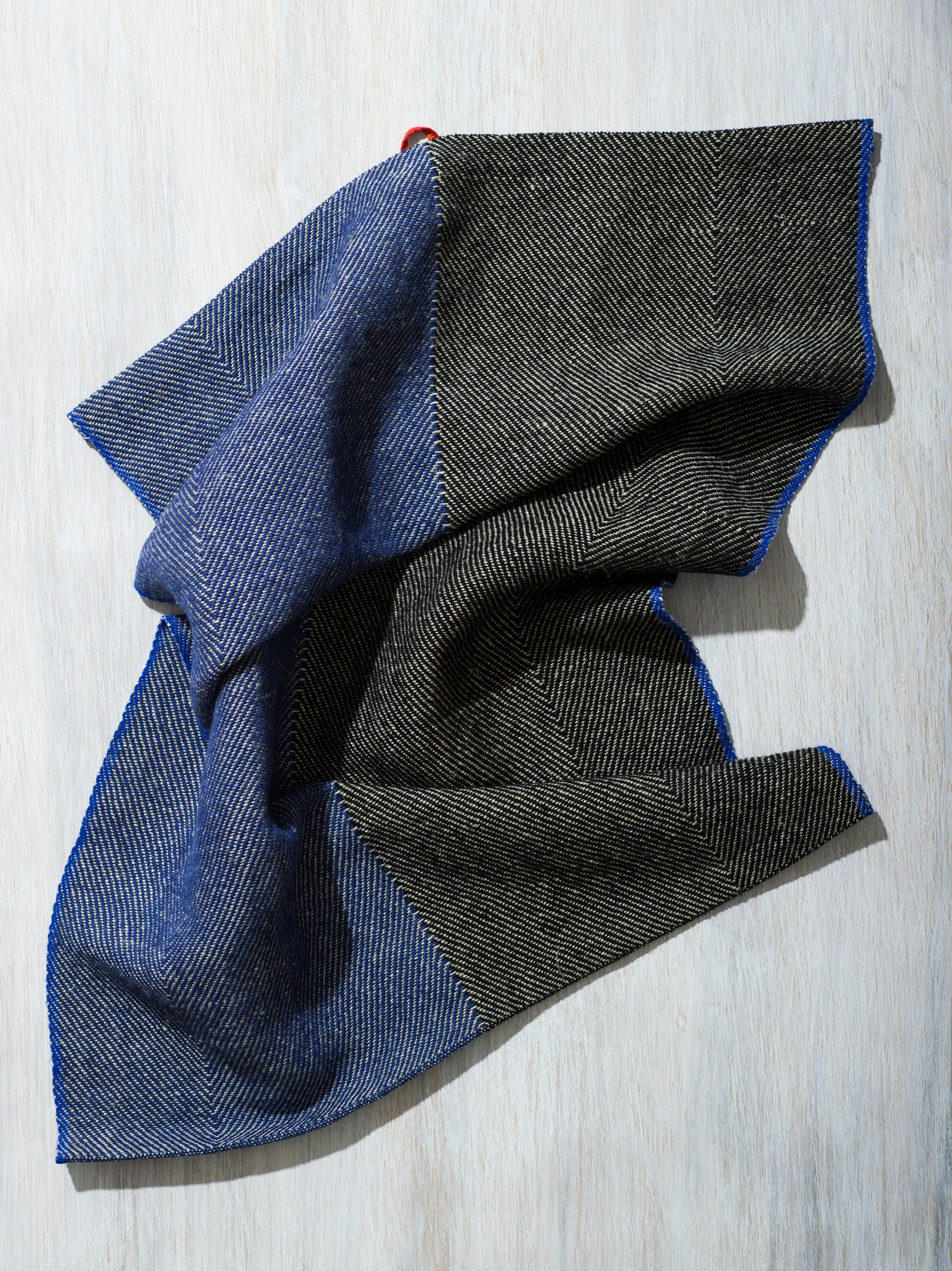 Half Midnight Expanded Herringbone Hand Towel