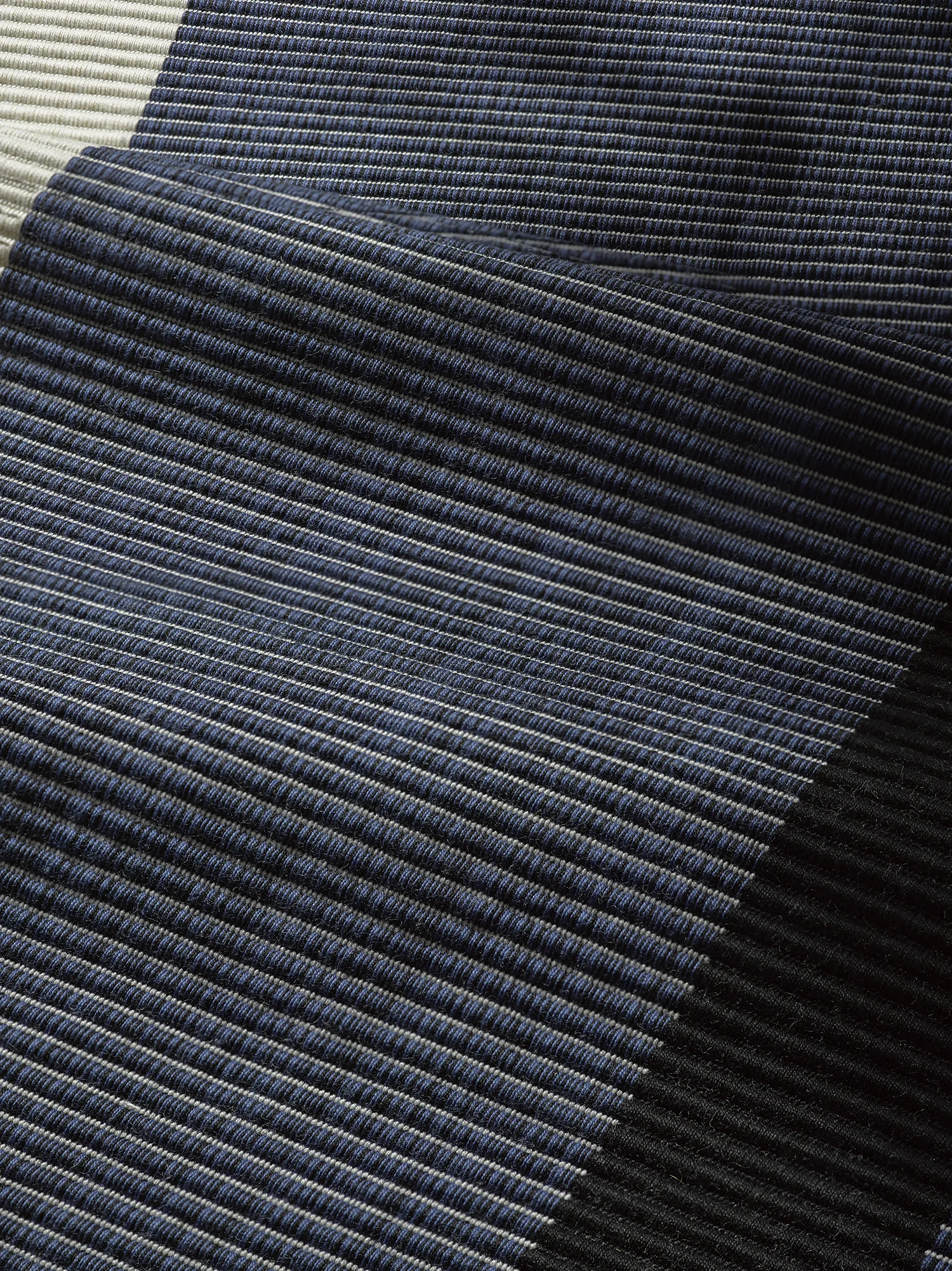 Detail of Calcada Rug in Midnight