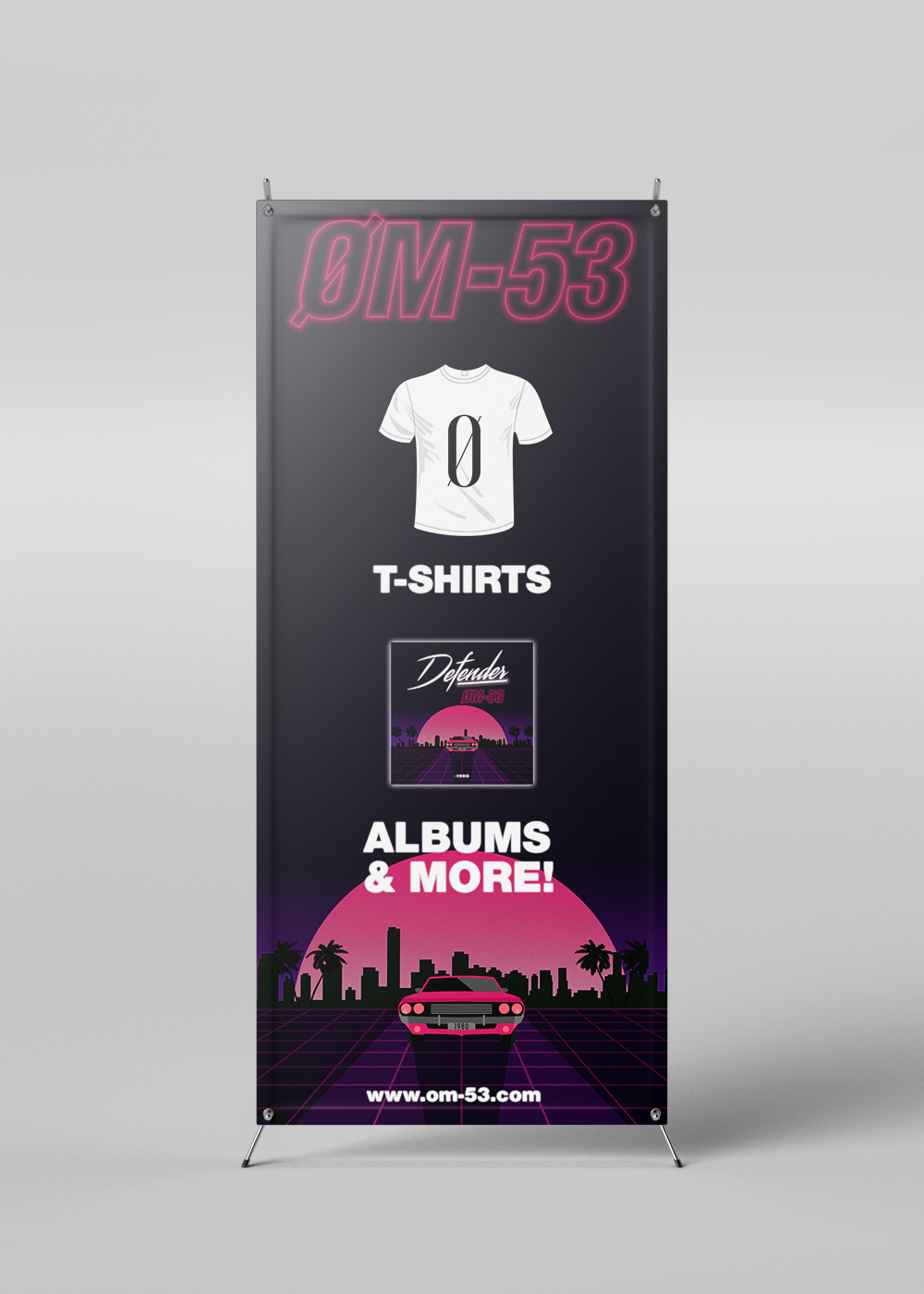 ØM-53 MERCH X-STYLE BANNER (2018)