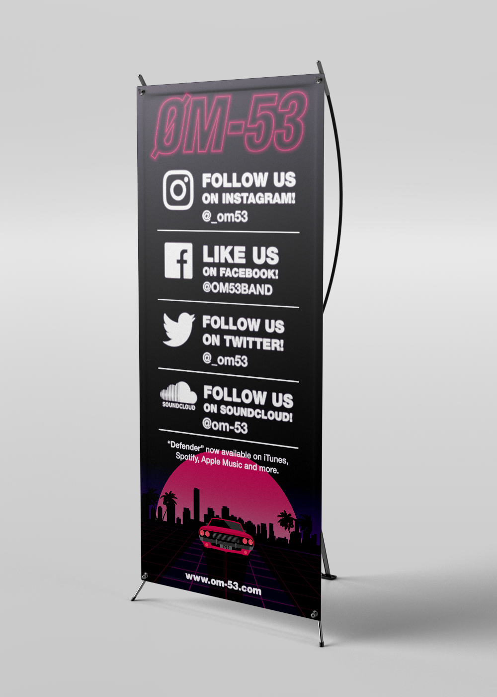 ØM-53 SOCIAL MEDIA X-STYLE BANNER (2018)