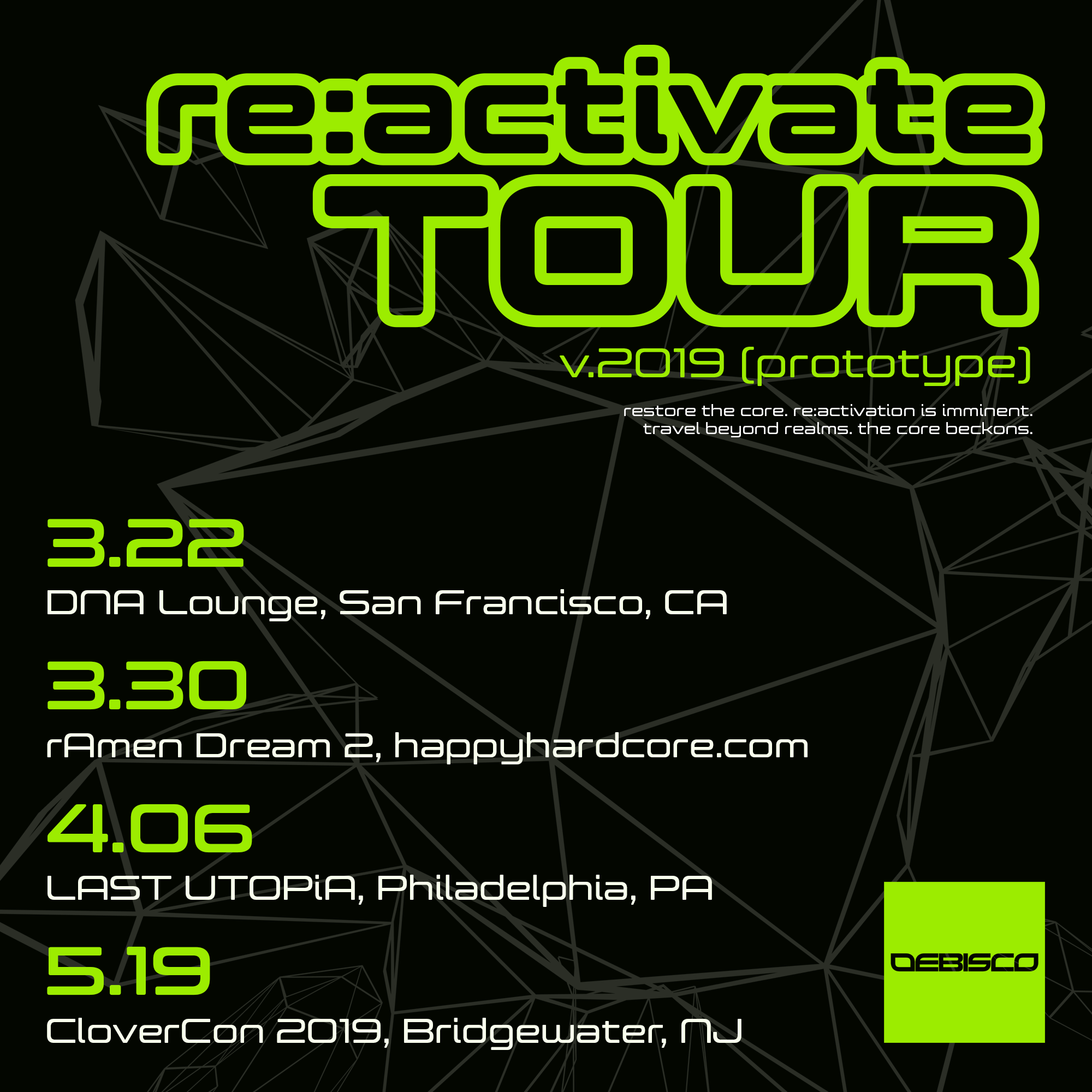 RE:ACTIVATE TOUR (2019)