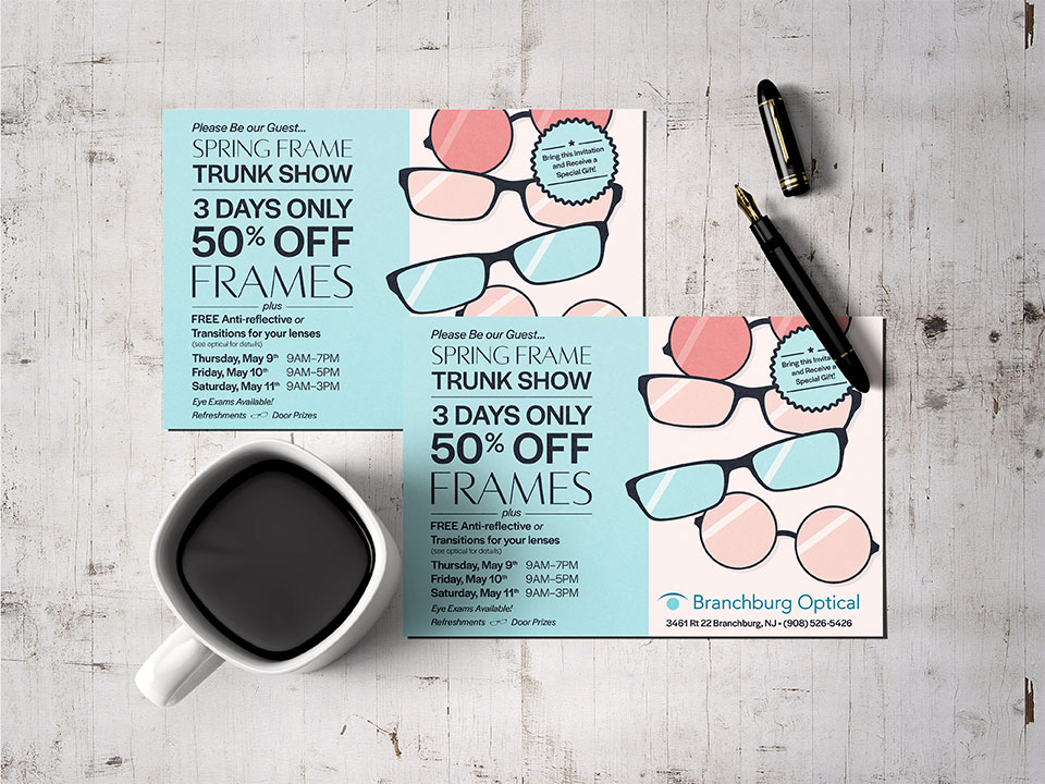 BRANCHBURG EYE PHYSICIANS 5X7 POSTCARD (2019)
