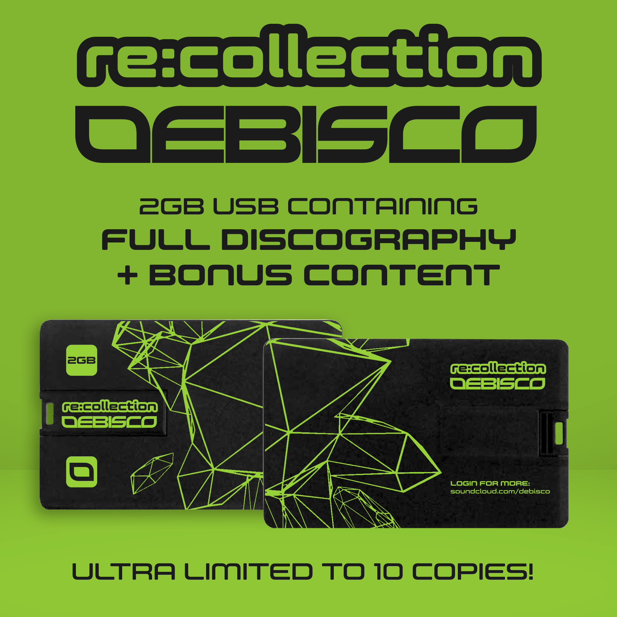 "RE:COLLECTION" 2GB CREDIT CARD SIZE USB (2019)