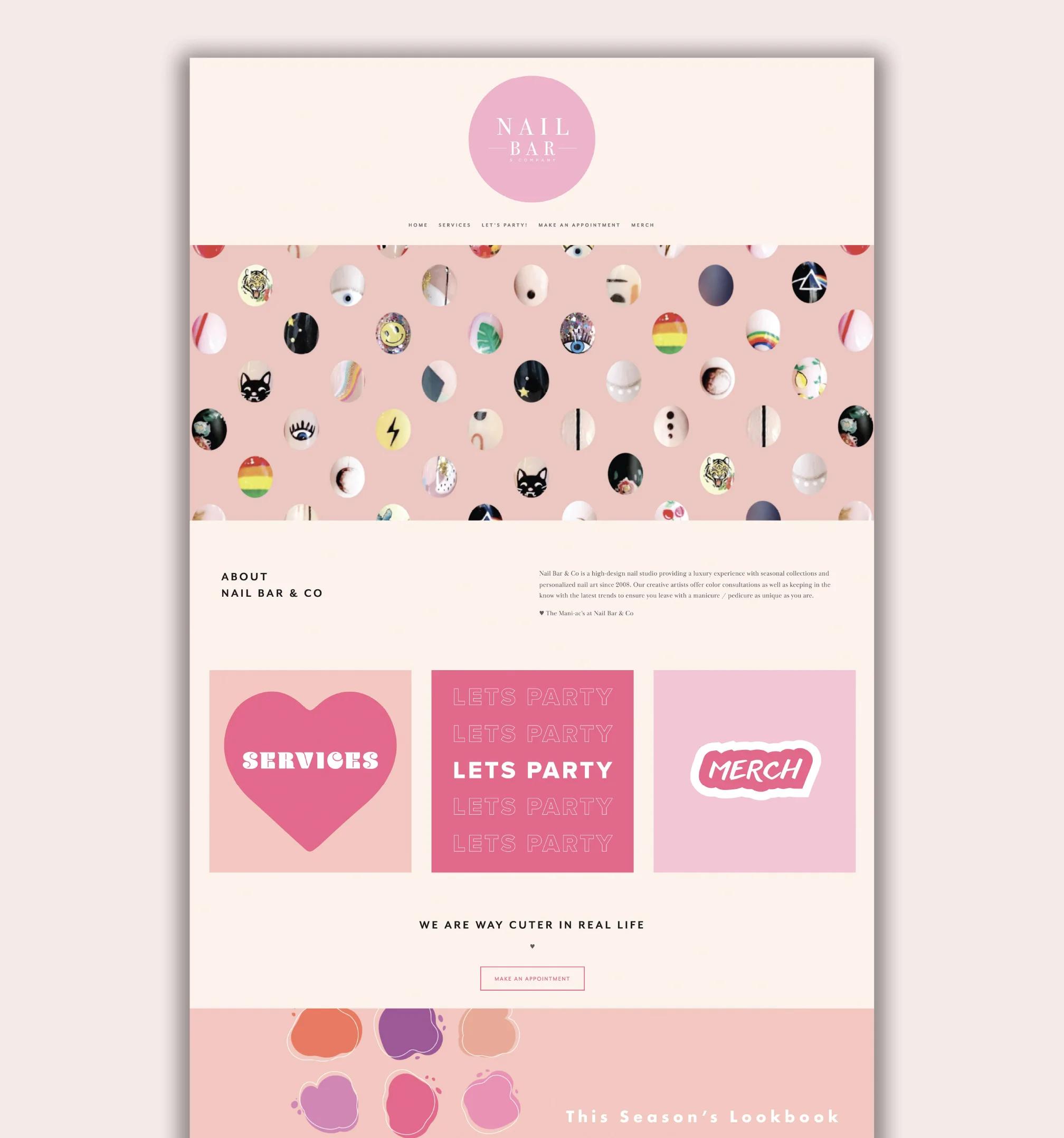 Nail Bar and Company // Brand Identity