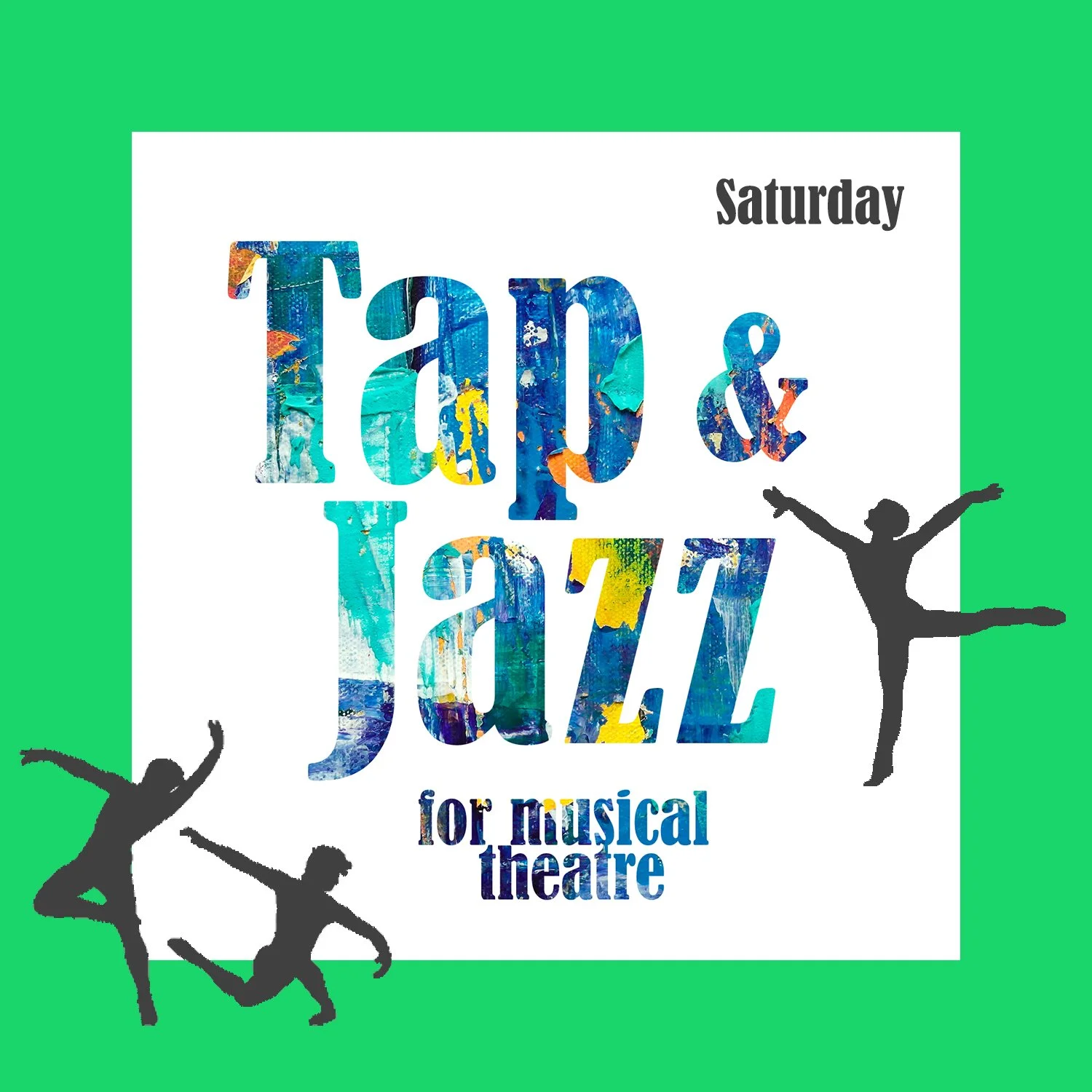 Tap & Jazz Saturday Logo pale green border.jpg