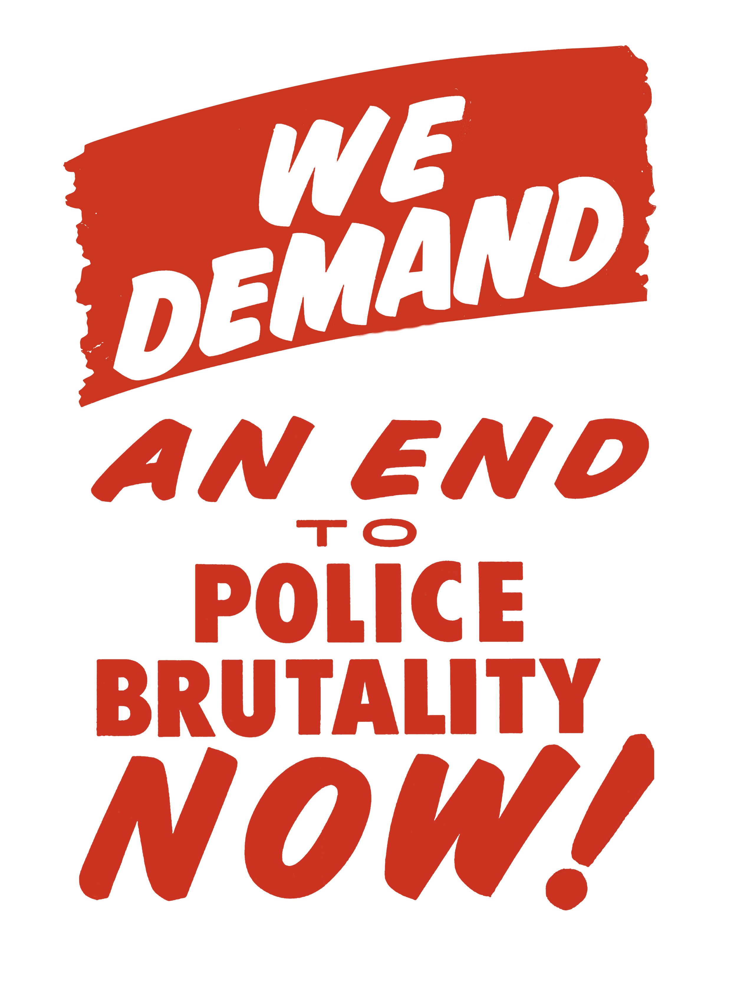 We Demand -Restored Civil Rights Poster 