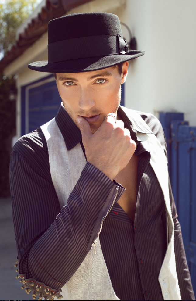 Hat: Goorin Brothers, Shirt: Bohemian Society, Vest: Clade