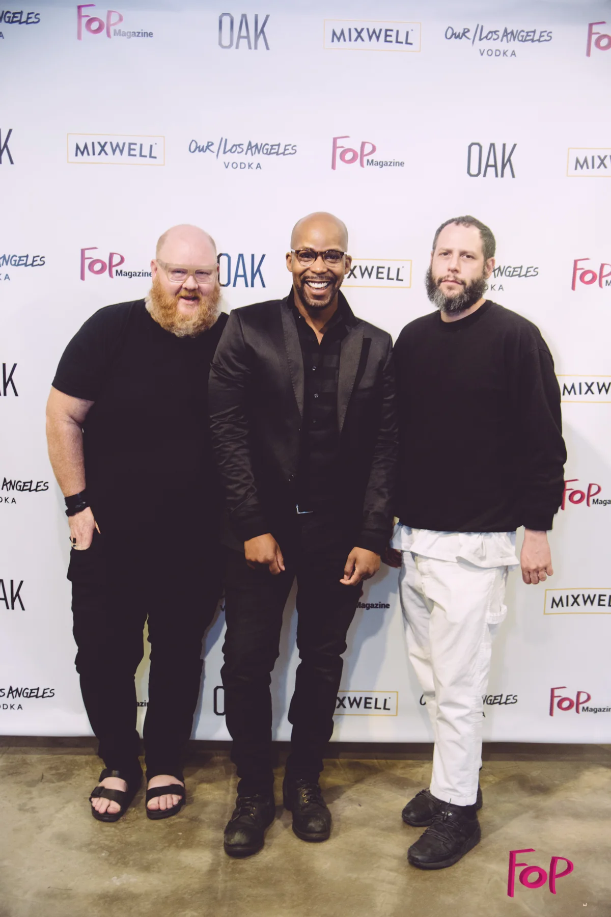 OAK NYC Co-Owners Jeff Madalena & Louis Terline with Fop Magazine Editor-in-Chief, Quentin Fears