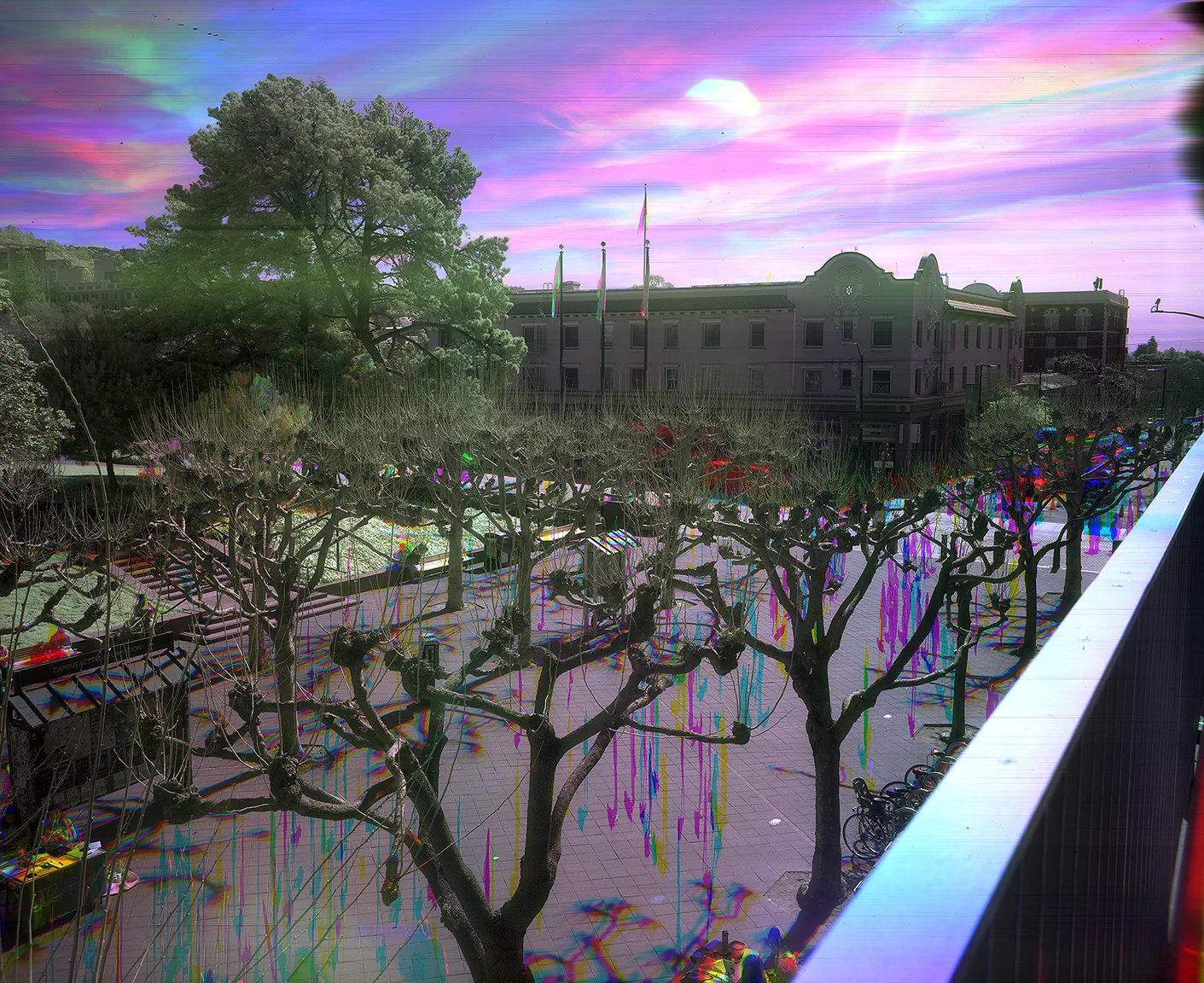 Sproul Plaza, 2016, Archival Pigment Print, 30" X 40"