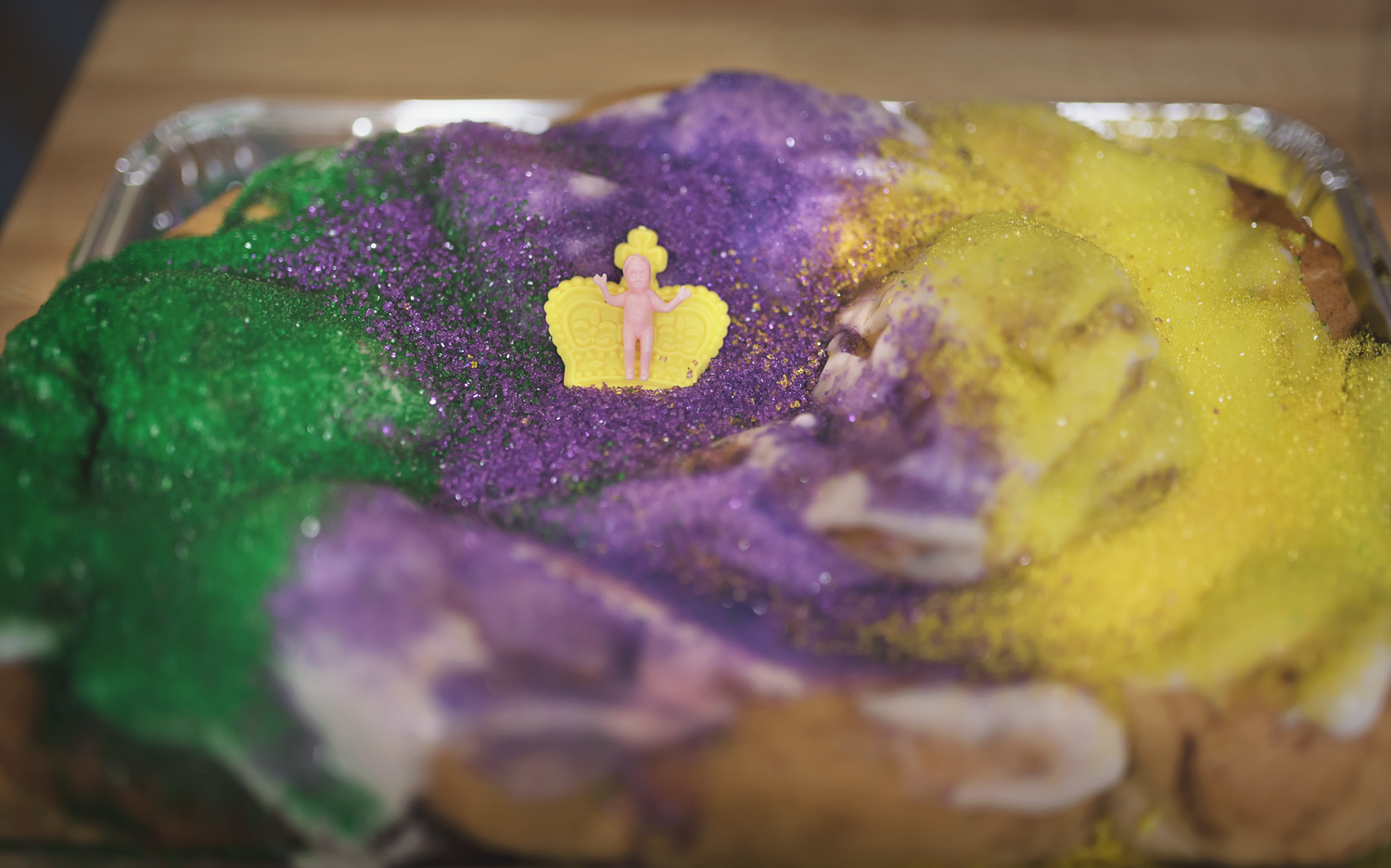 Mardi Gras is almost here, and we ate an entire king cake in two days to celebrate!