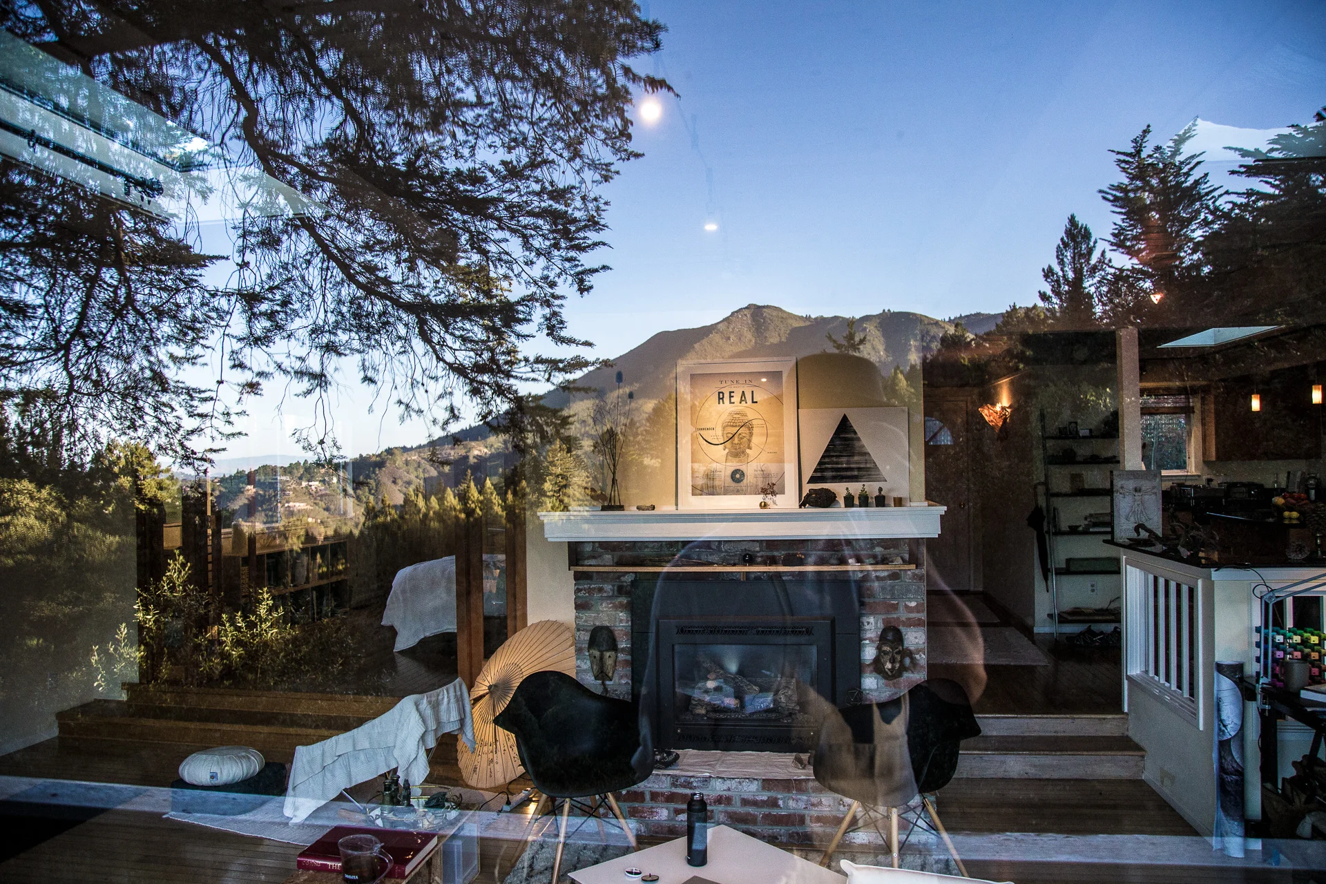 Reflection of Mt. Tam from the Wabi Sabi Lookout // photo by CLB