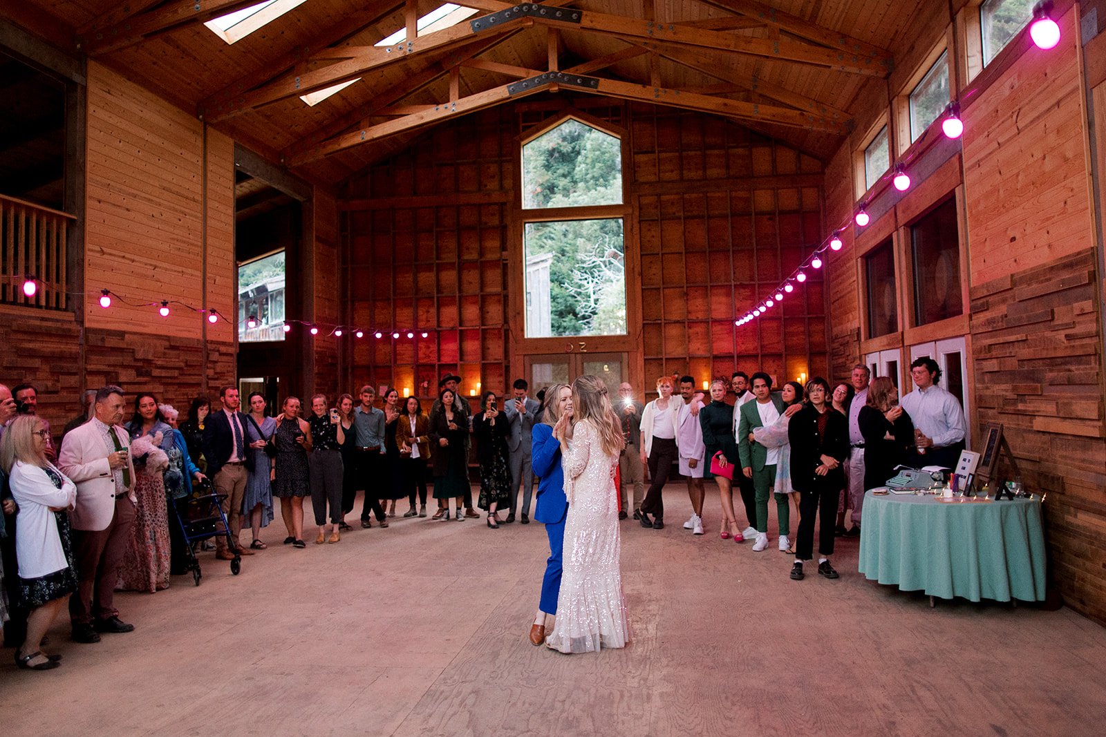 First Dance in the barn