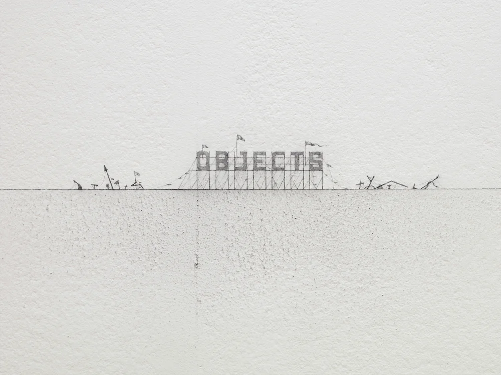 " Emptiness" 2015. Site specific wall drawing. Lowe Art Museum, Coral Gables, Florida .