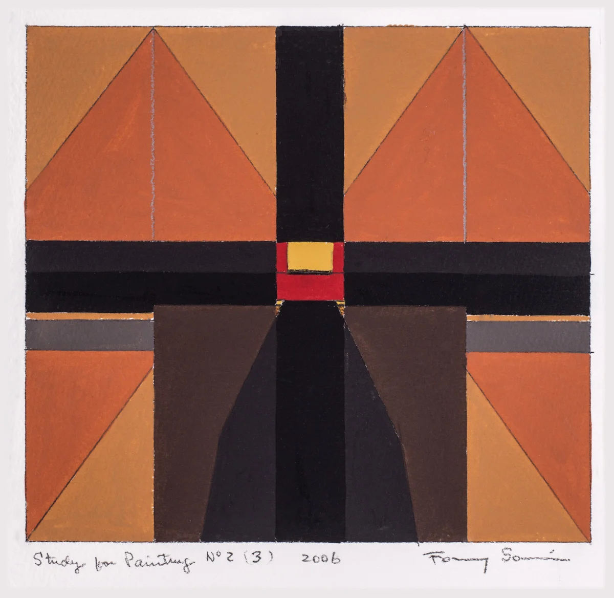 Fanny Sanin. Study for painting N 2(3), 2006