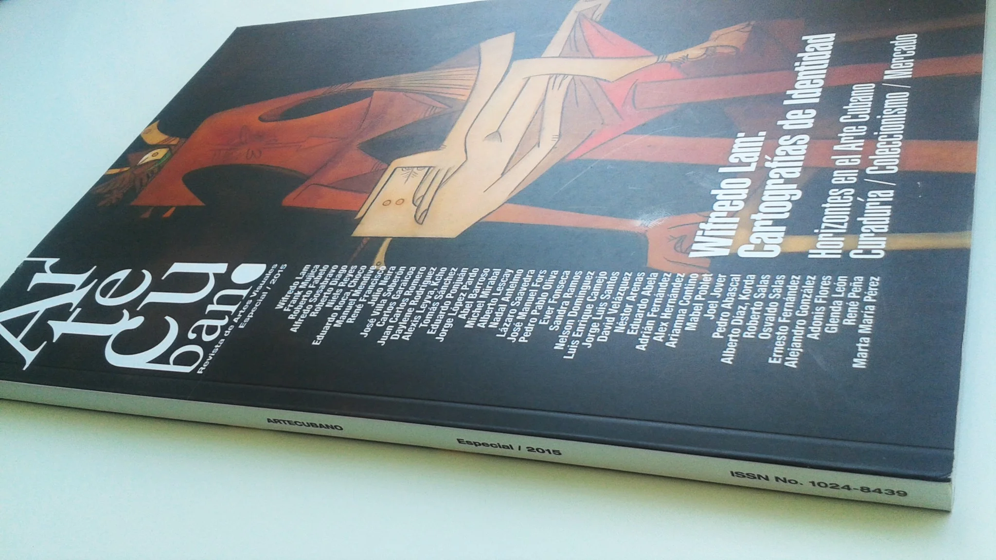 Portada de Rev Arte Cubano. Especial, 2015. Arte cubano ediciones. Consejo de las Artes Plásticas de la República de Cuba