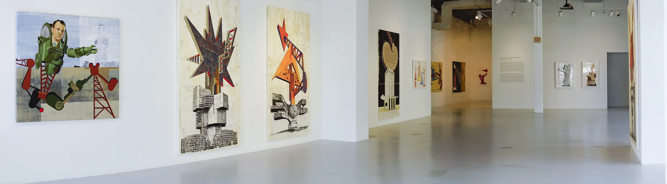 Transformers Landscapes III . CCE Miami. 2016-17. Exhibition view