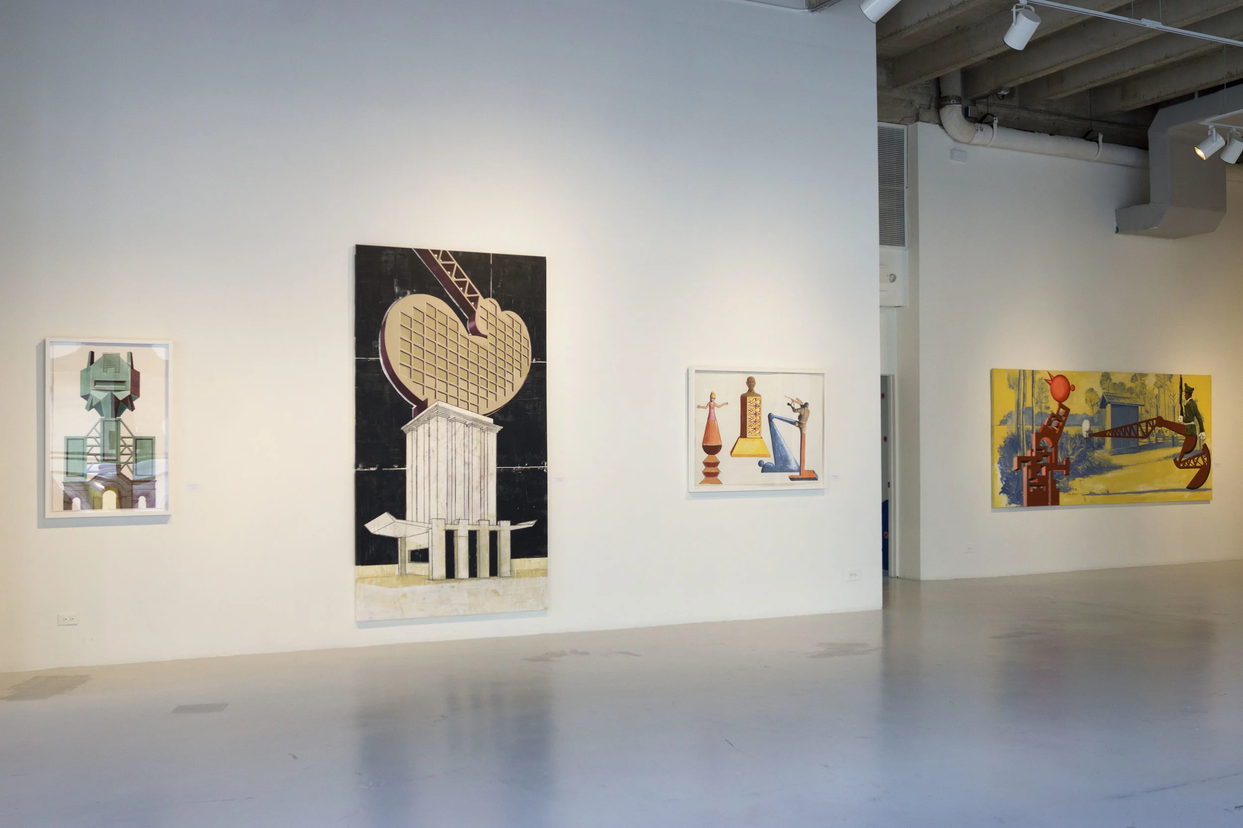 Transformers Landscapes III . CCE Miami. 2016-17. Exhibition view