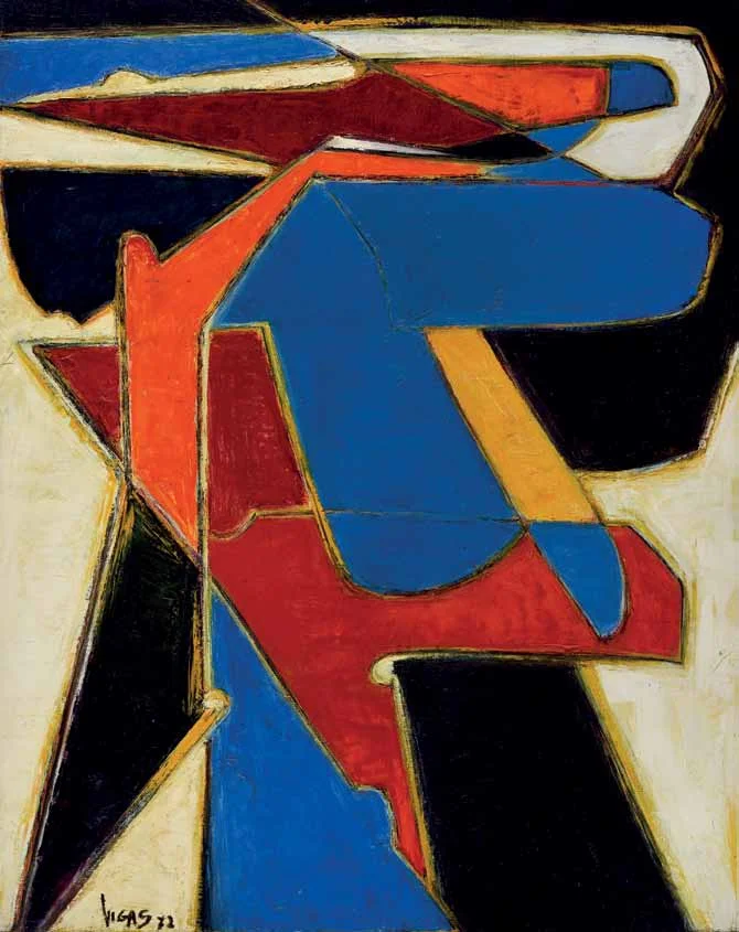 Sacrificante , 1972. Oil on canvas. 100 X 80 Cm