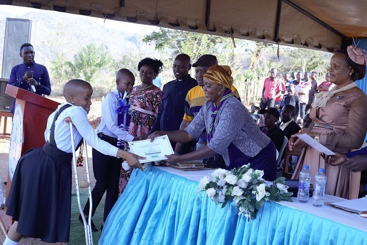 Celebration of achievements, at the graduation ceremony.