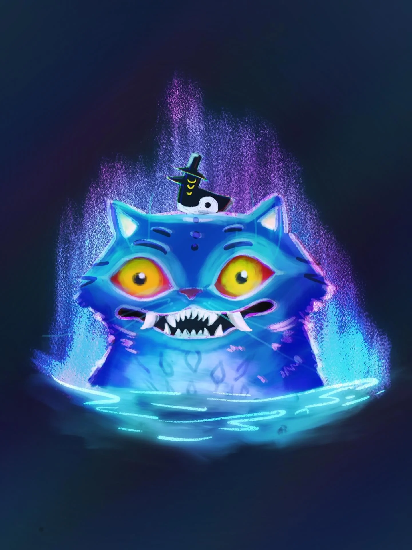 I don&rsquo;t do a lot of fan art, but when I do it&rsquo;s of a derpy tiger and tiny birds with hats 😂 The soundtrack for this movie (it&rsquo;s not a series!? What??) is also killer. 

Anyway, if you&rsquo;re interested in the glow effects used in