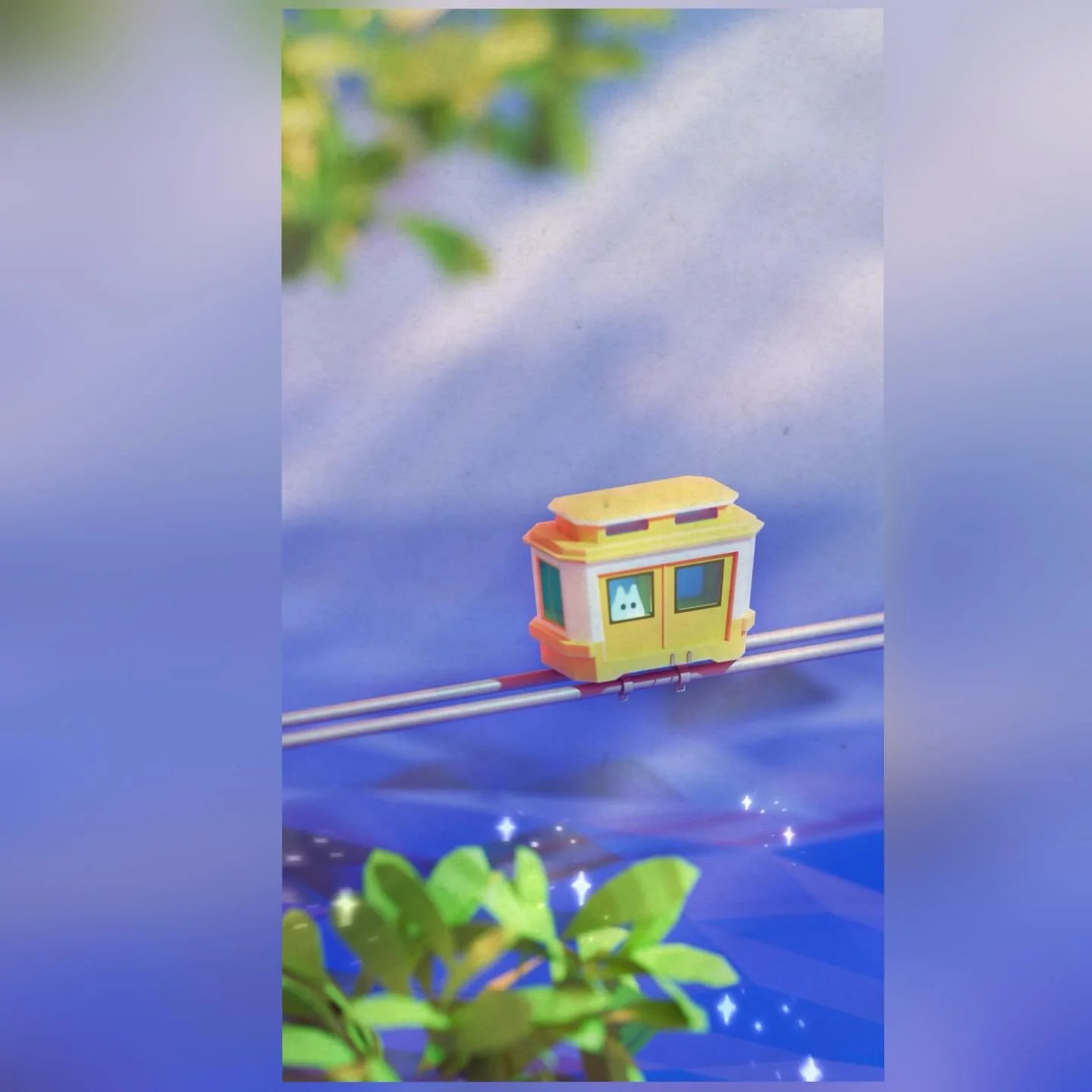 Saw a cute photo of a yellow monorail car in Busan Korea. I thought it would be nice to try and model a scene based on it in Blender. It turned out a little too blocky than what I had in my mind so I think I need to practice stylizing my models a bit