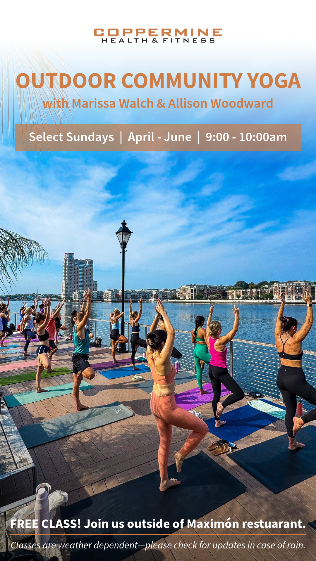 Outdoor Community Yoga in Harbor East