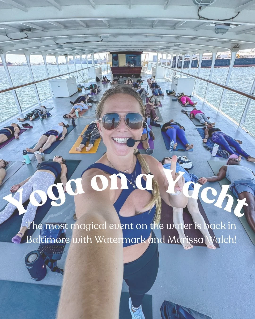 Yoga on a Yacht