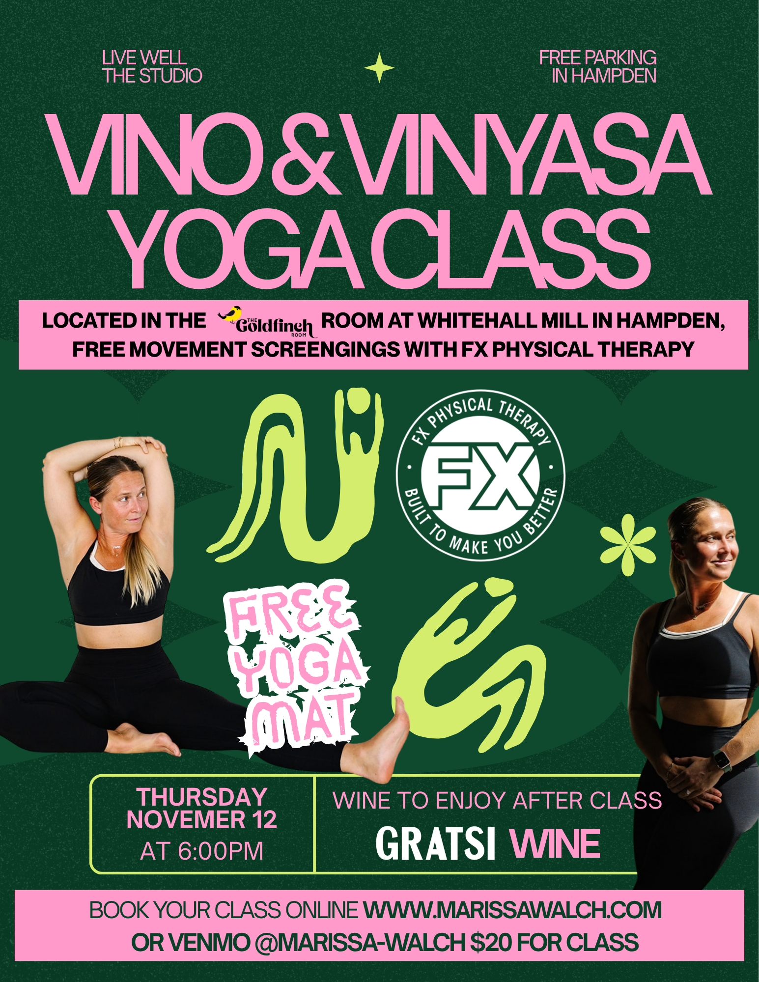 Vino & Vinyasa 11/12