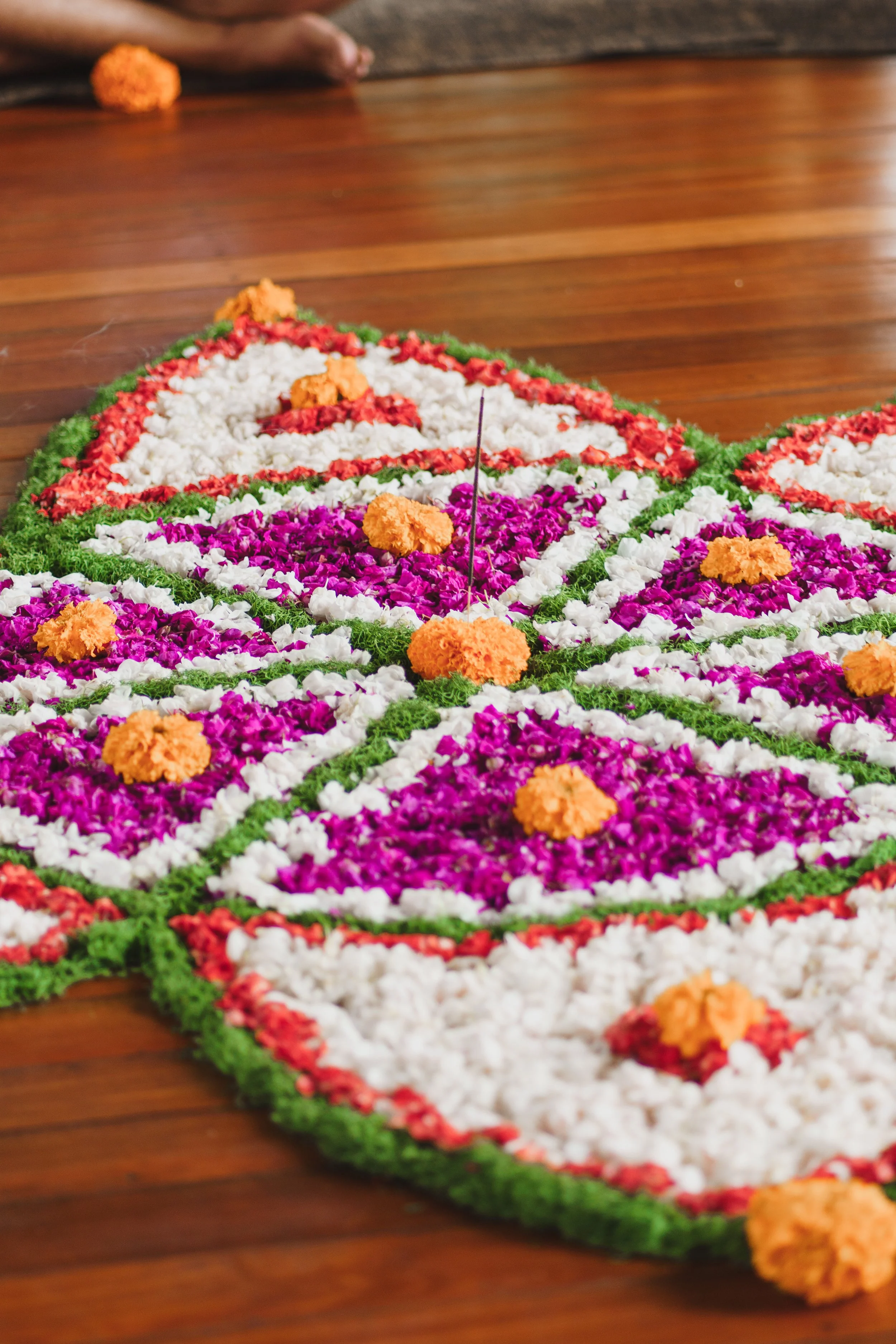 bali flower display