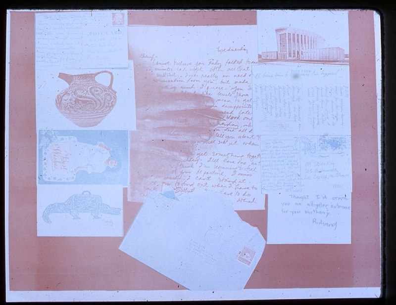 Letter portfolio, interior 1975