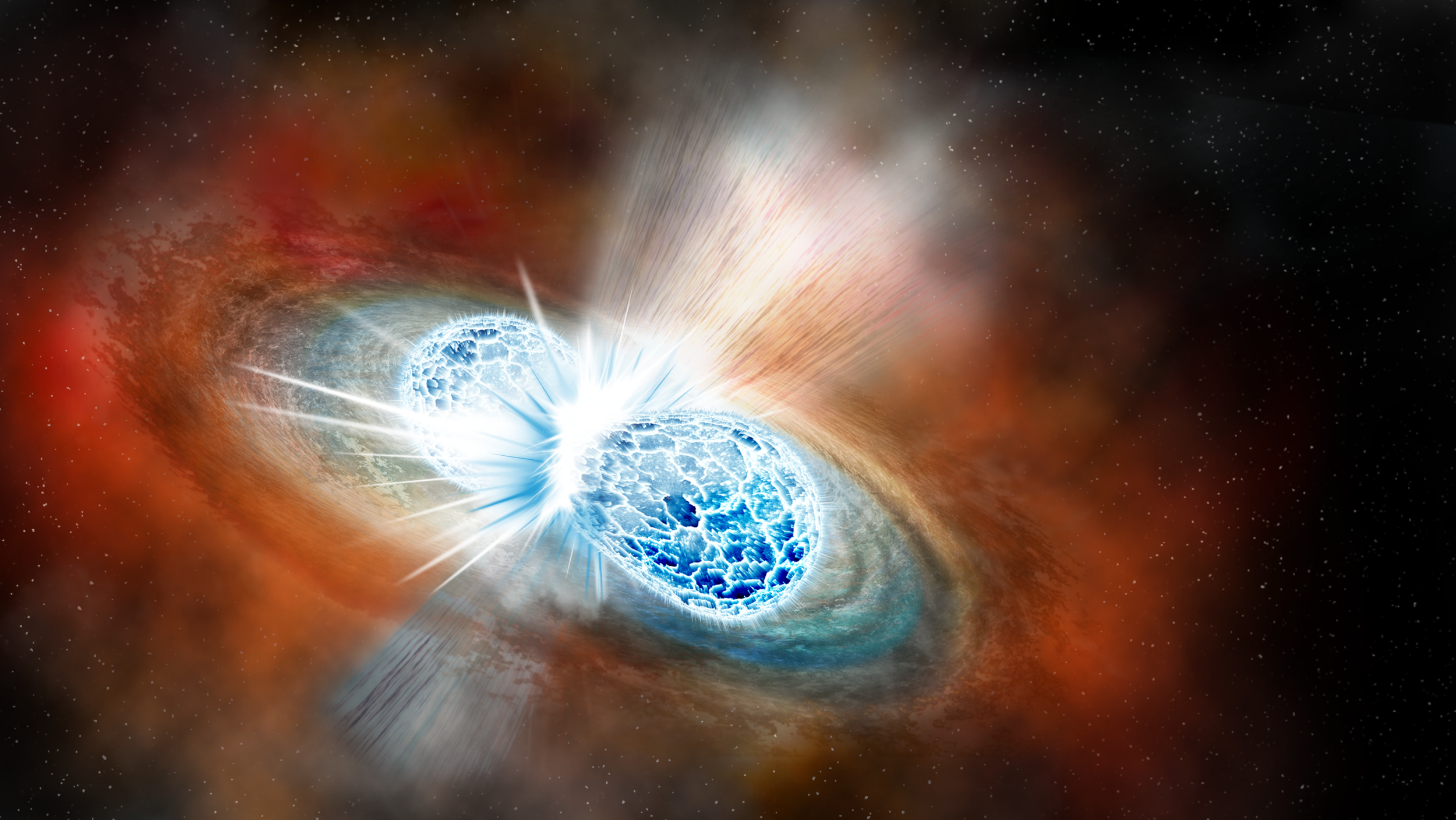 Neutron Star Merger / Artist Illustration