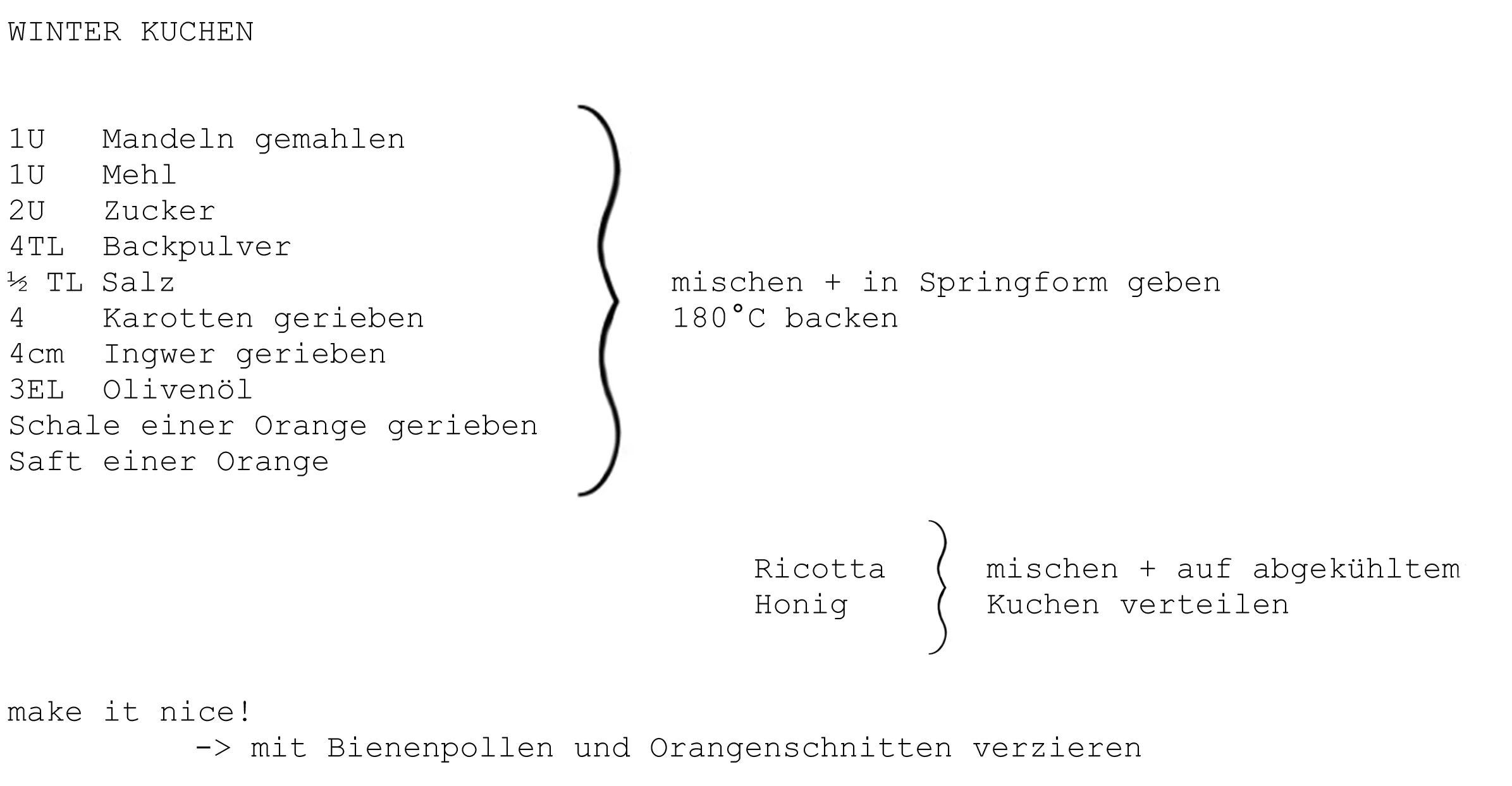 Winterkuchen
