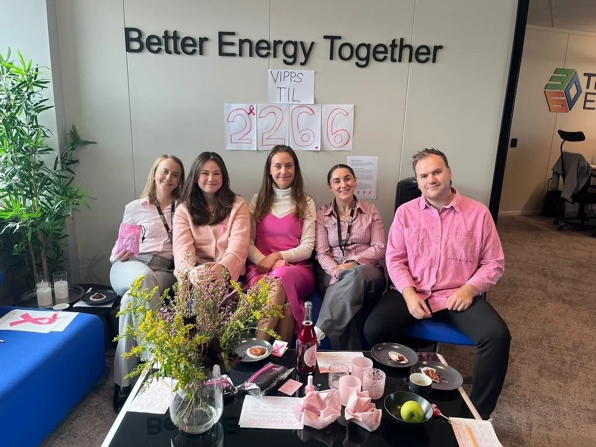 Pink power at the offices 🩷 We marked Breast Cancer Awareness at the offices on Thursday and Friday, with tacos, a quiz, a raffle and plenty of pink!🎀 #BreastCancerAwareness #ThinkPink #BetterTogether #THREE60Energy
