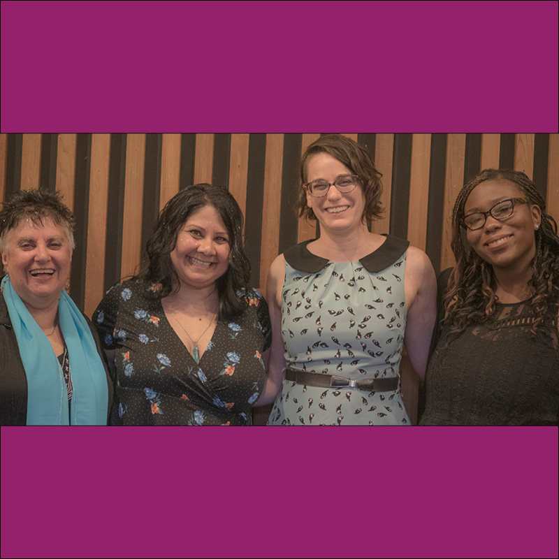 L to R: Honey Novick, Puja Malani, Kathy Friedman, and Maya Ameyaw