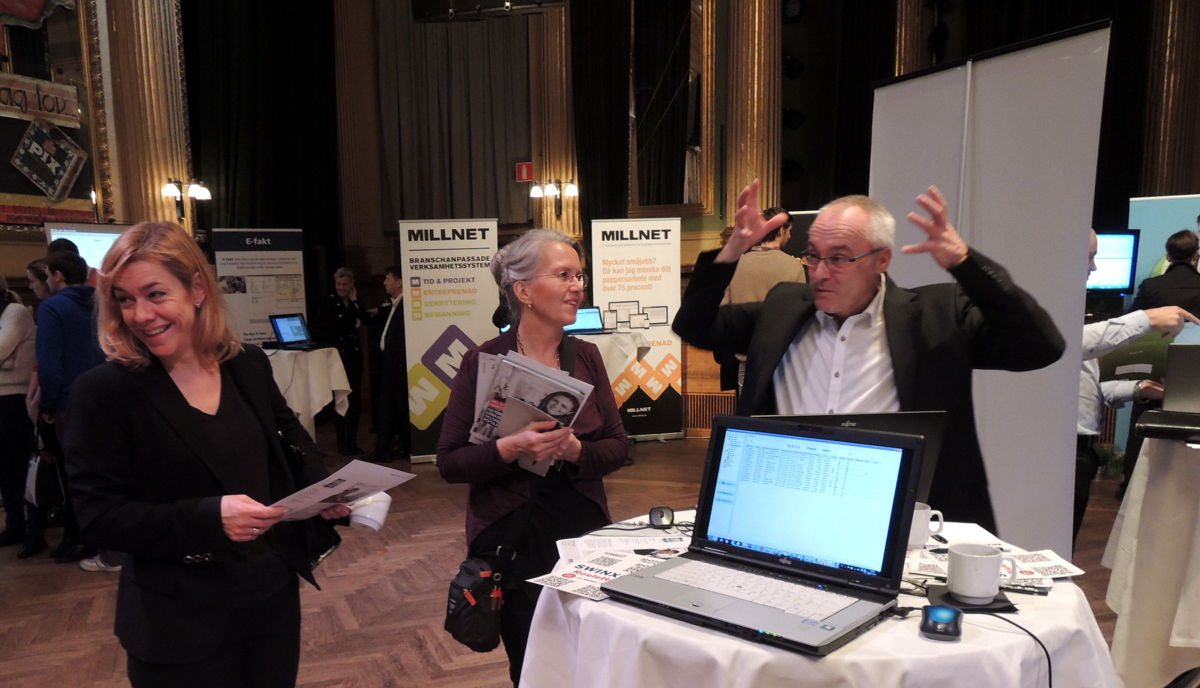 Visma-mässa i Stockholm