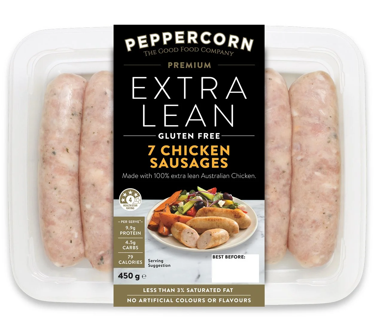 PFC-ExL-Chicken-Sausages-7pk-450g_WEB_605x530px_rgb-SEPT-2024.jpg