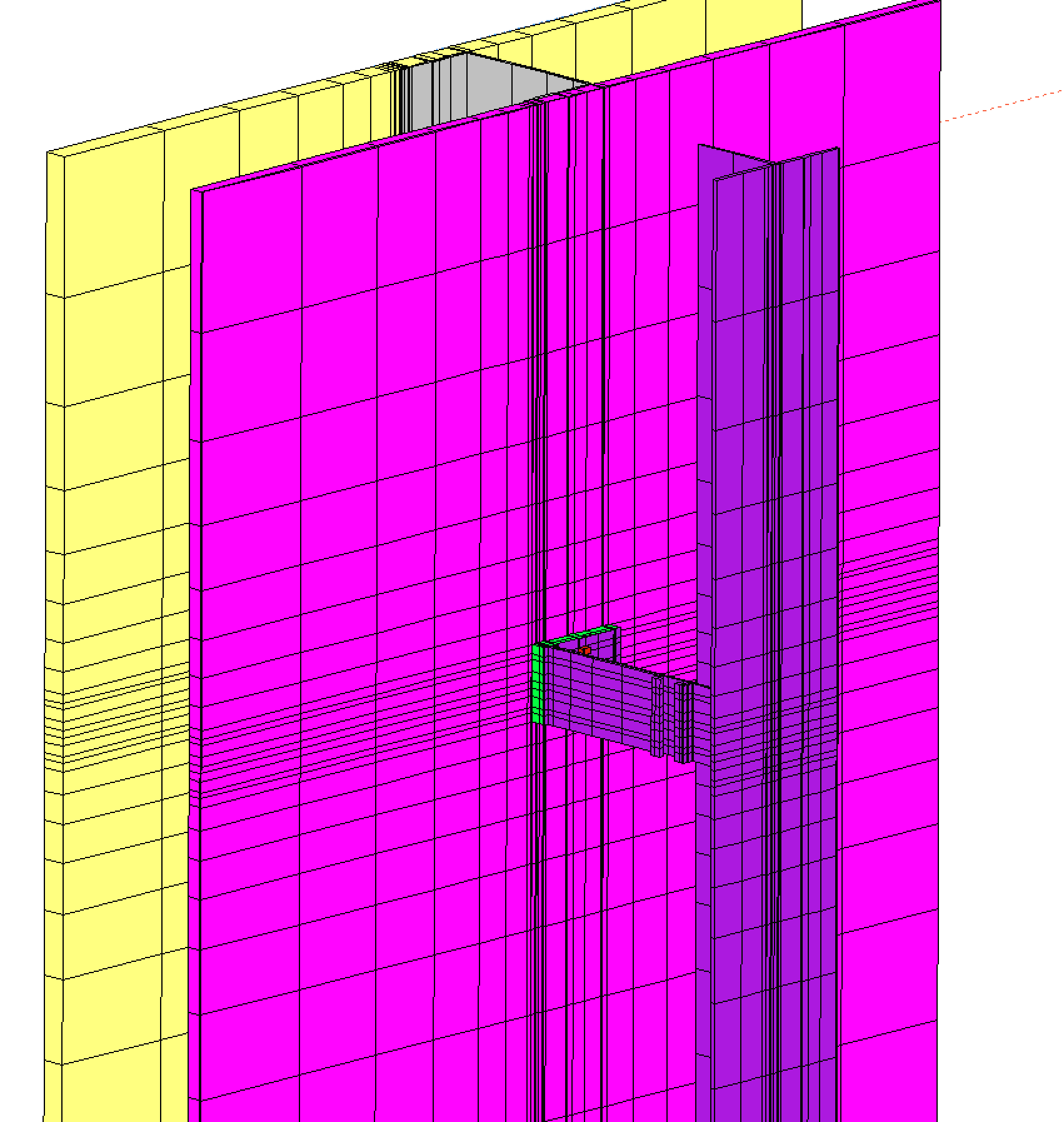Model Geometry created using HEAT Software NB: Insulation removed for Clarity