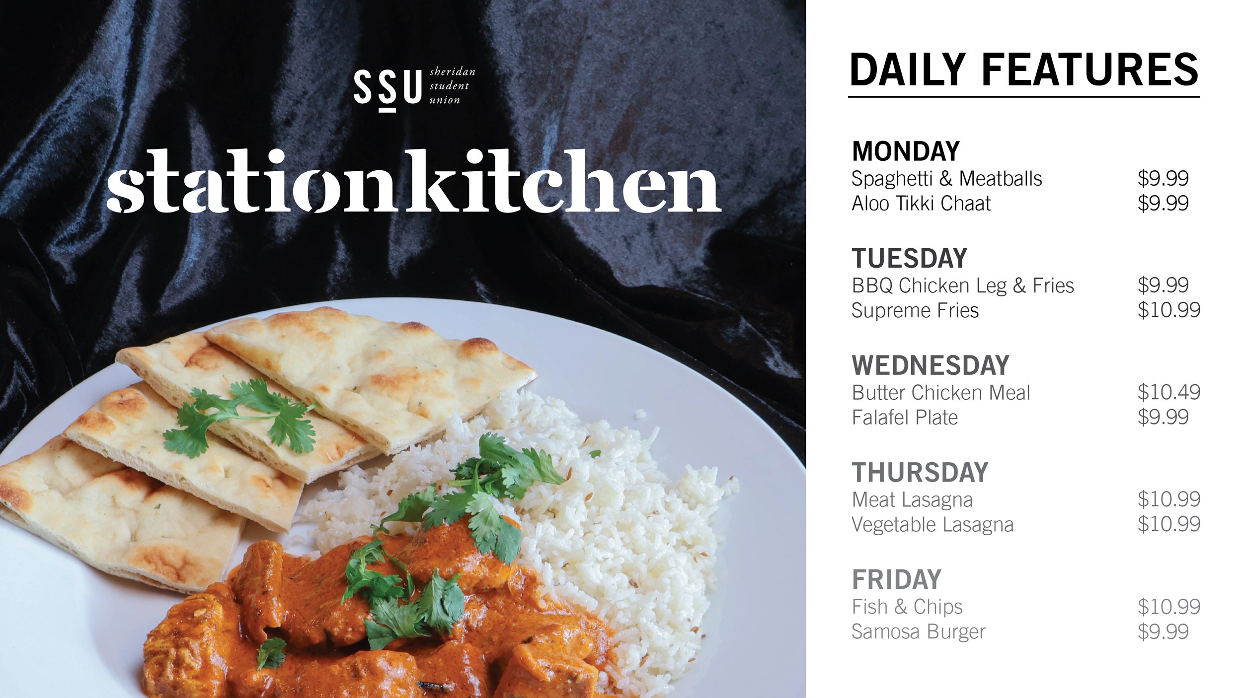 Station Kitchen: Weekly Specials
