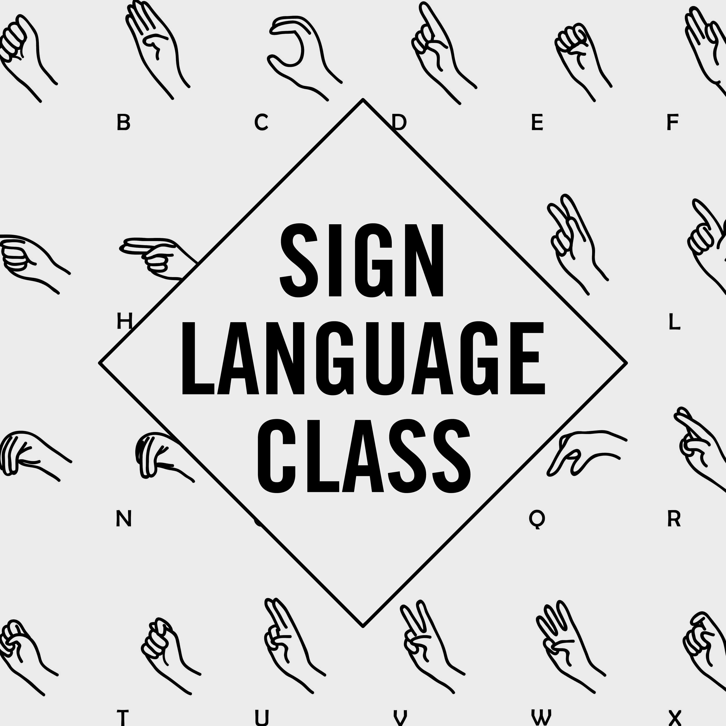 Sign Language Class 