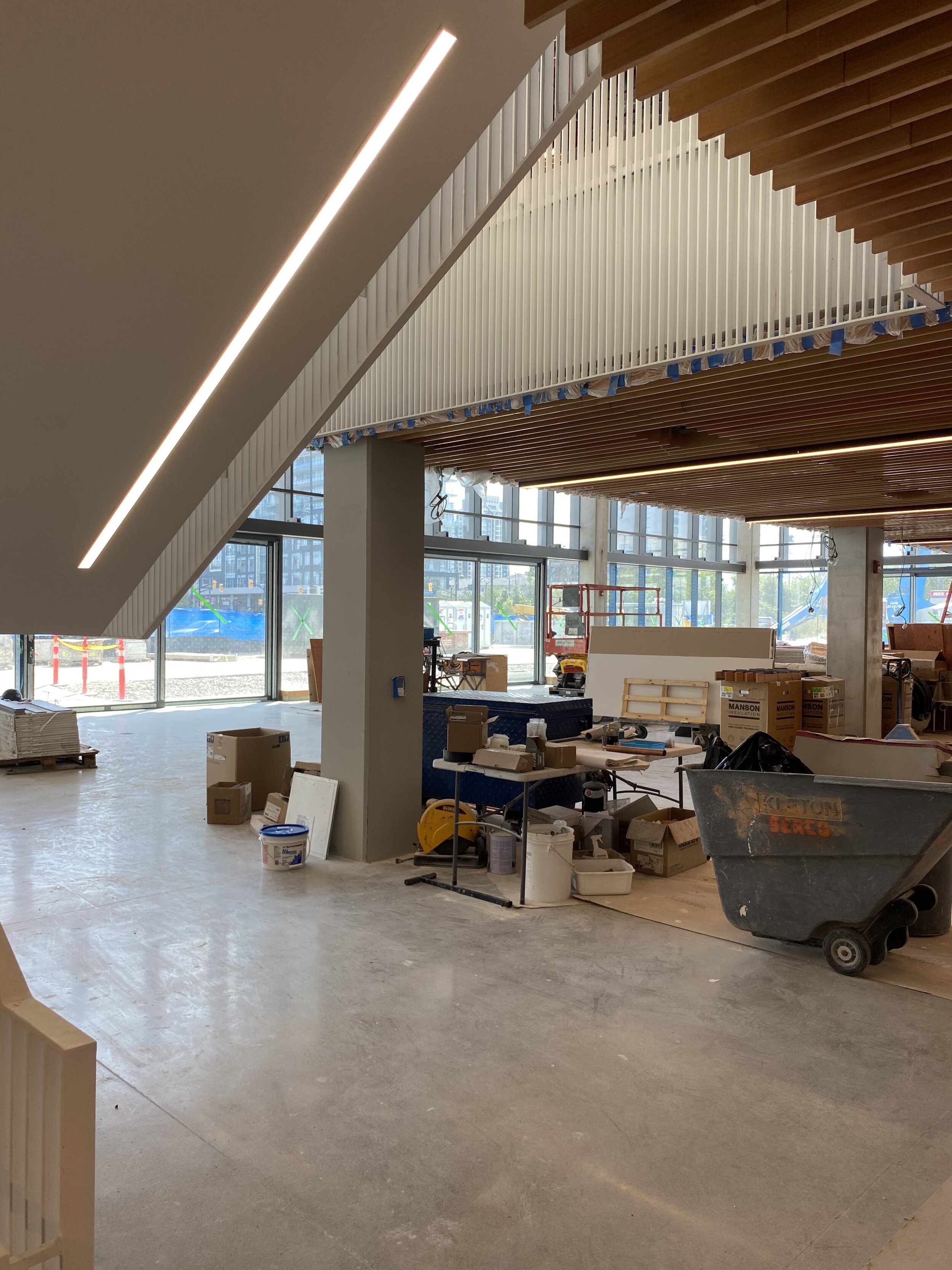  Open Space Area in Sheridan’s new Student Centre and Athletic Building at Hazel McCallion Campus.  