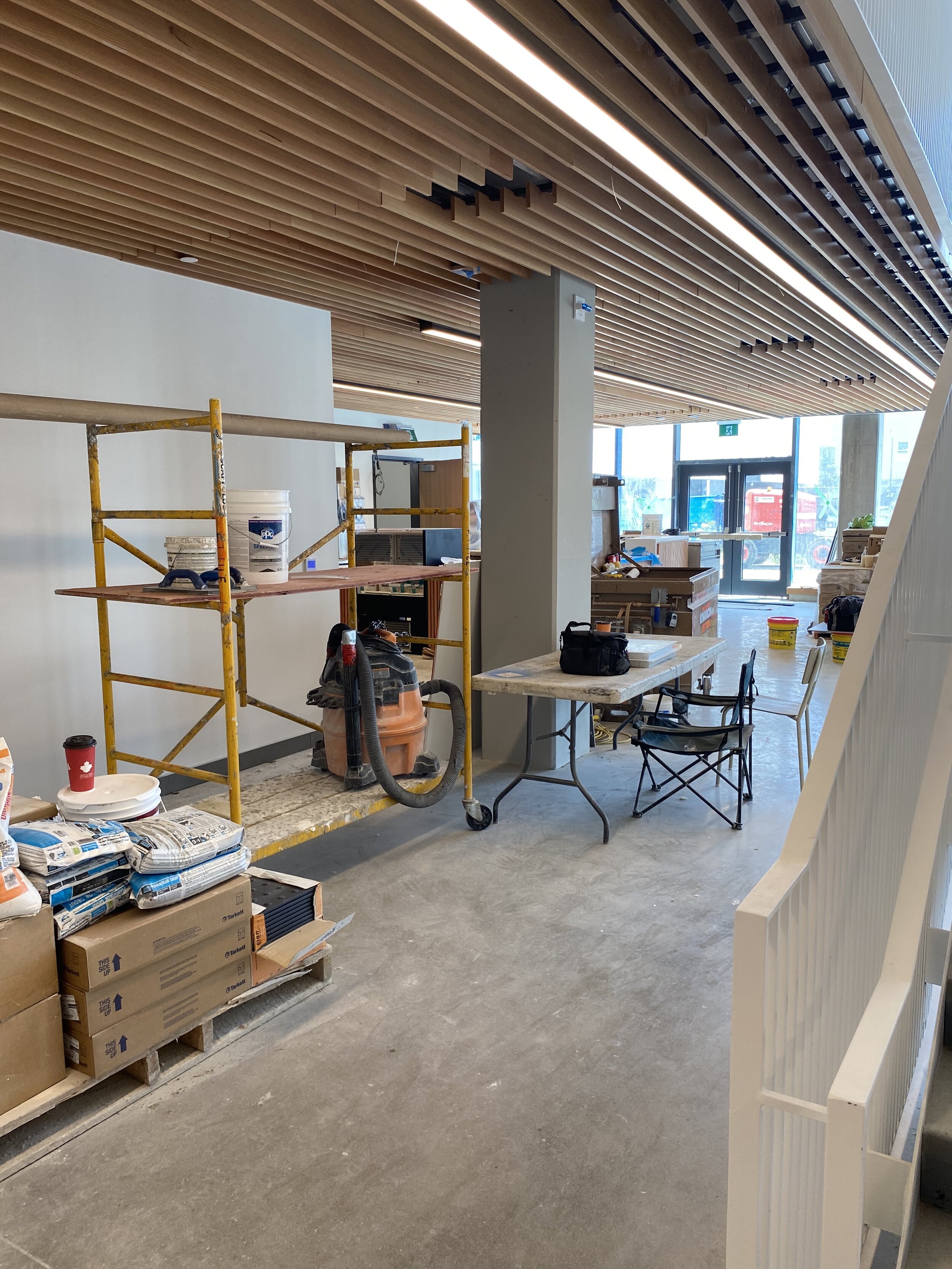  Passage to the Coffee Shop,  inside Sheridan’s new Student Centre and Athletic Building at the Hazel McCallion Campus.  